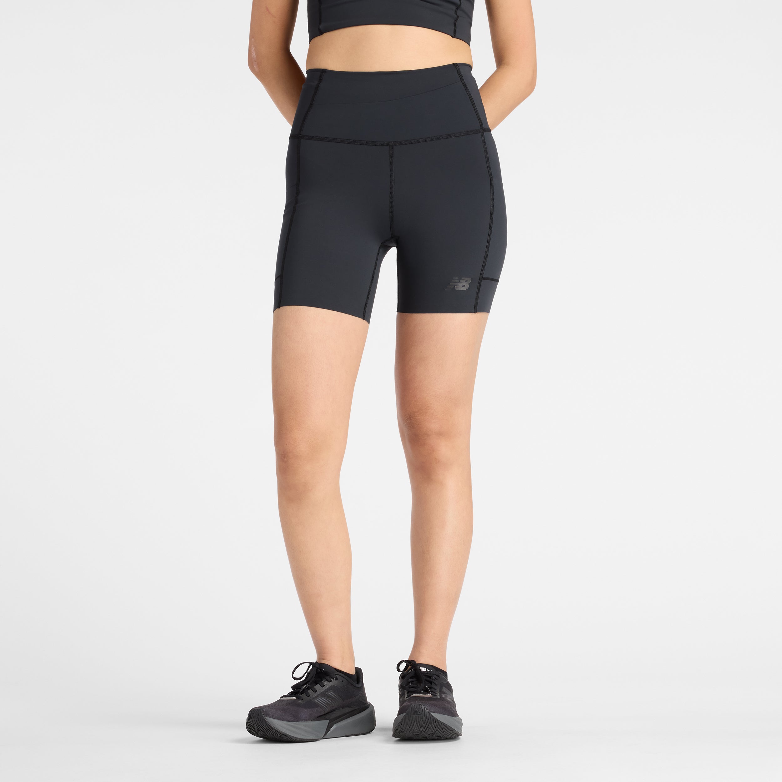 NEW BALANCE Womens Running Short Laufhosen NEW BALANCE Black BK XS