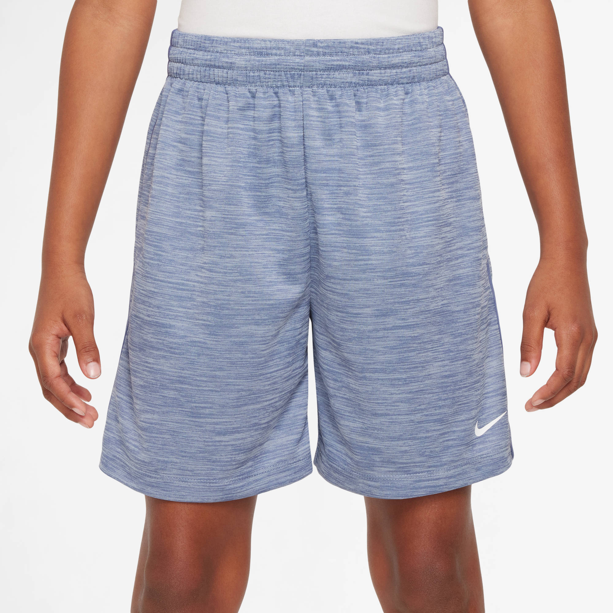 NIKE B NK DF MULTI SHORT LBR HTHR Trainingshosen & Jogginghosen NIKE WORLD INDIGO/CELESTINE BLUE/WH XS