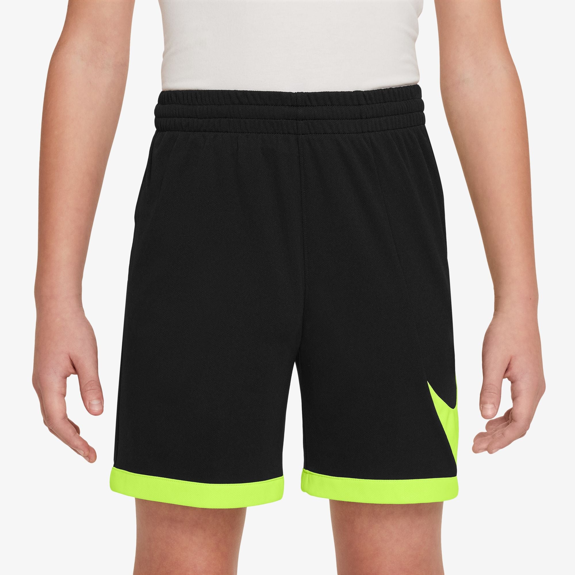 NIKE B NK DF MULTI+ SWOOSH SHORT Freizeithosen NIKE BLACK/VOLT/VOLT S