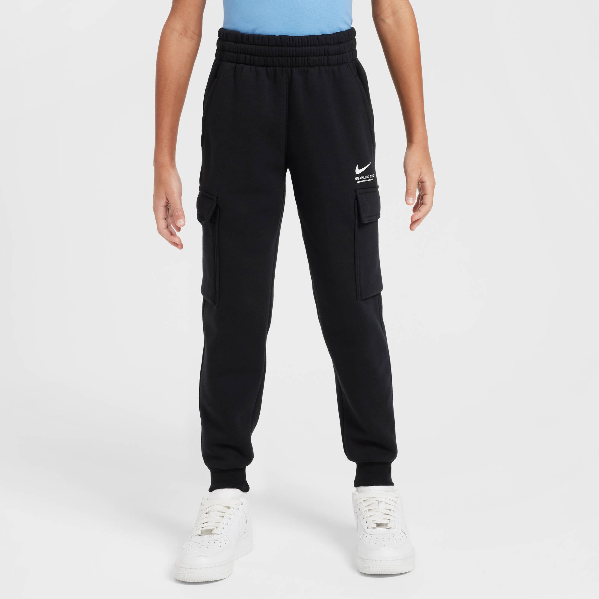 NIKE B NSW SI FLC CARGO PANT BB 010 BLACK Freizeithosen NIKE 010 BLACK S