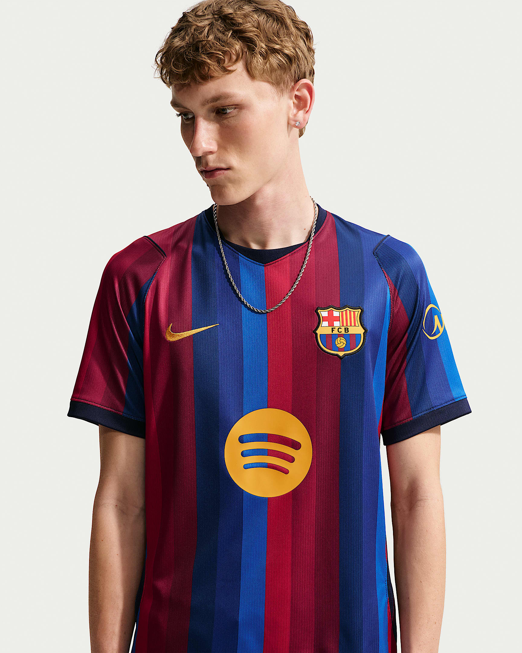 NIKE FCB M NK DF JSY SS STAD HM Fanartikel NIKE DEEP GARNET/BLUE VOID/MINERAL S