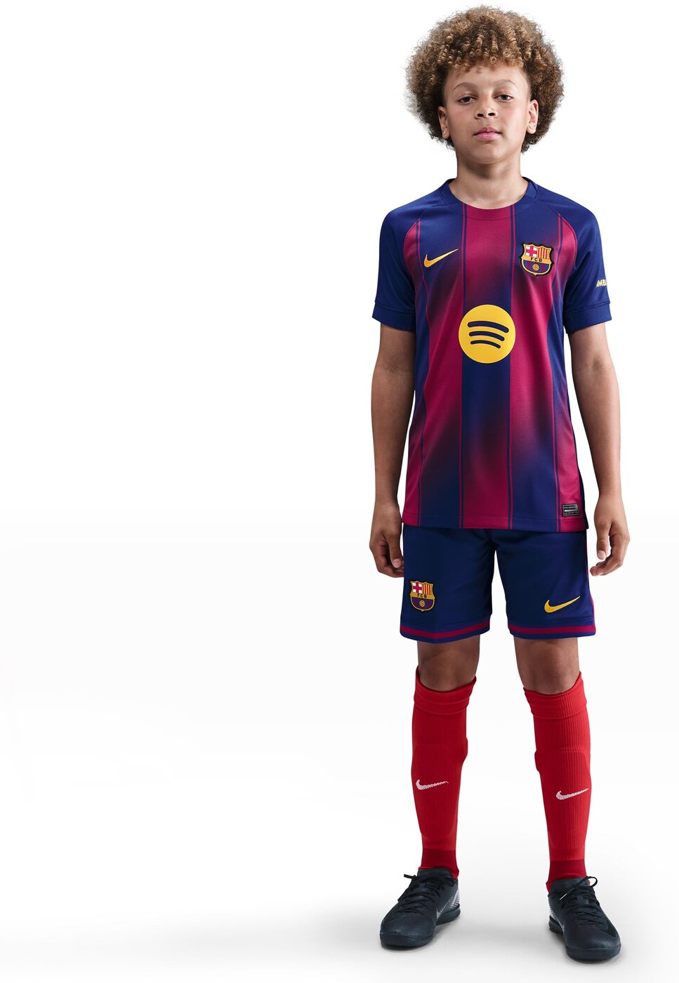 NIKE FCB Y NK DF JSY SS STAD HM Fußballoberteile NIKE DEEP ROYAL BLUE/MIDWEST GOLD XS