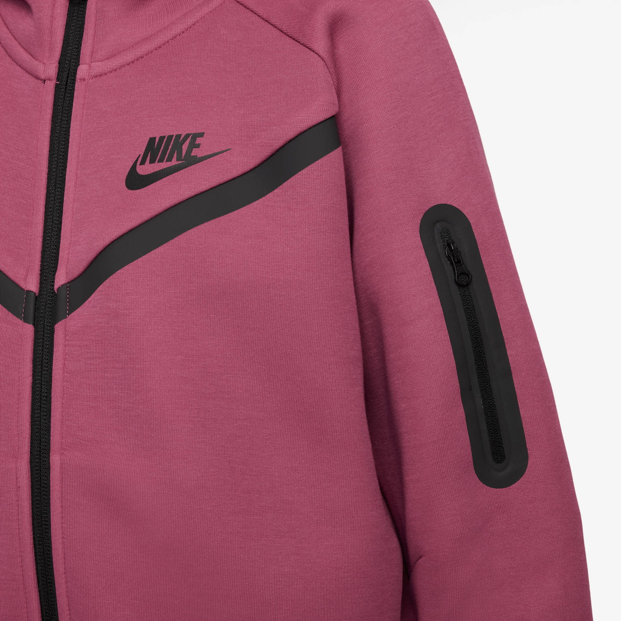 NIKE G NSW TCH FLC HD FZ LS - PD Pullover & Fleece NIKE