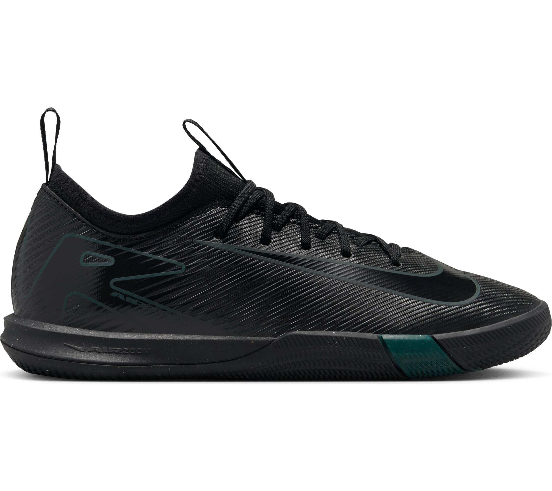 NIKE JR ZOOM VAPOR 16 ACADEMY IC NIKE BLACK/BLACK-DEEP JUNGLE 36