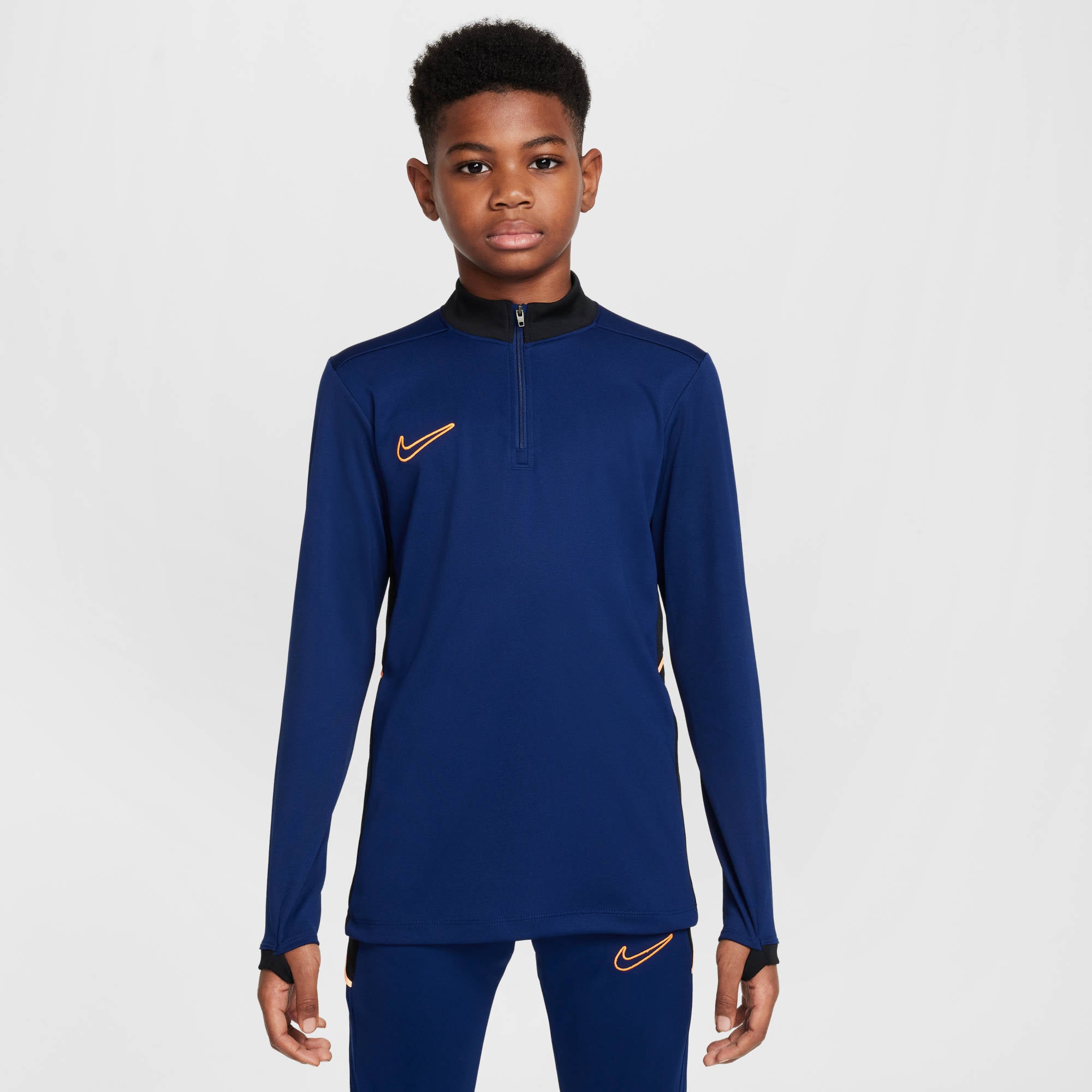 NIKE K NK DF ACD25 DRIL TOP -PD Fußballoberteile NIKE 492 BLUE VOID/BLACK/ORANGE PUL S