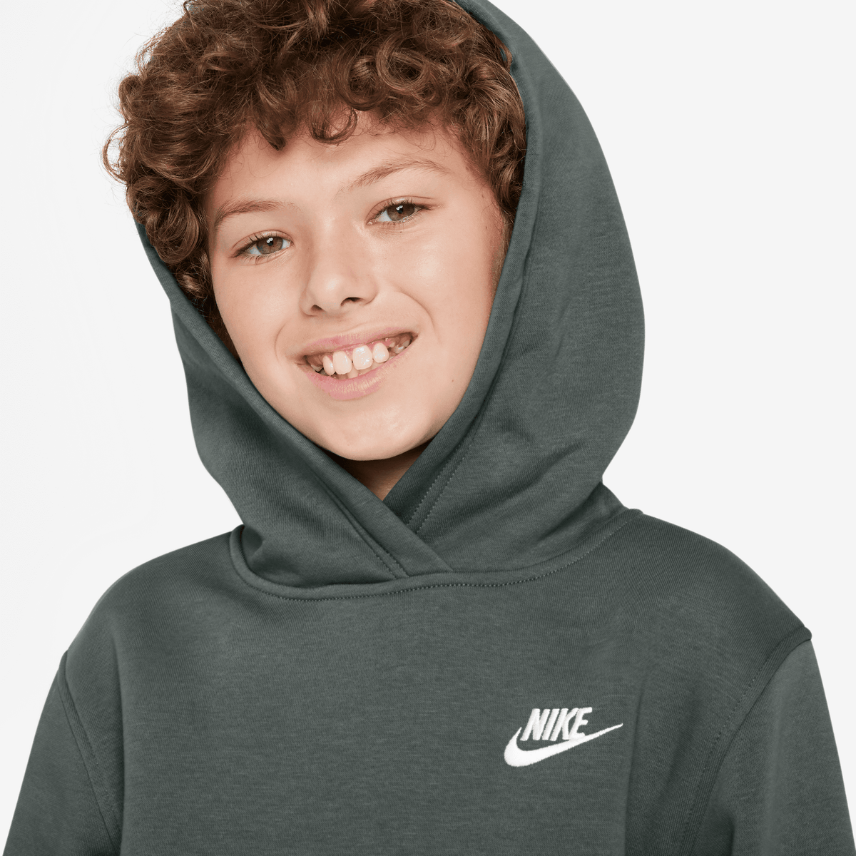NIKE K NSW CLUB FLC HDY LBR Freizeitpullover NIKE