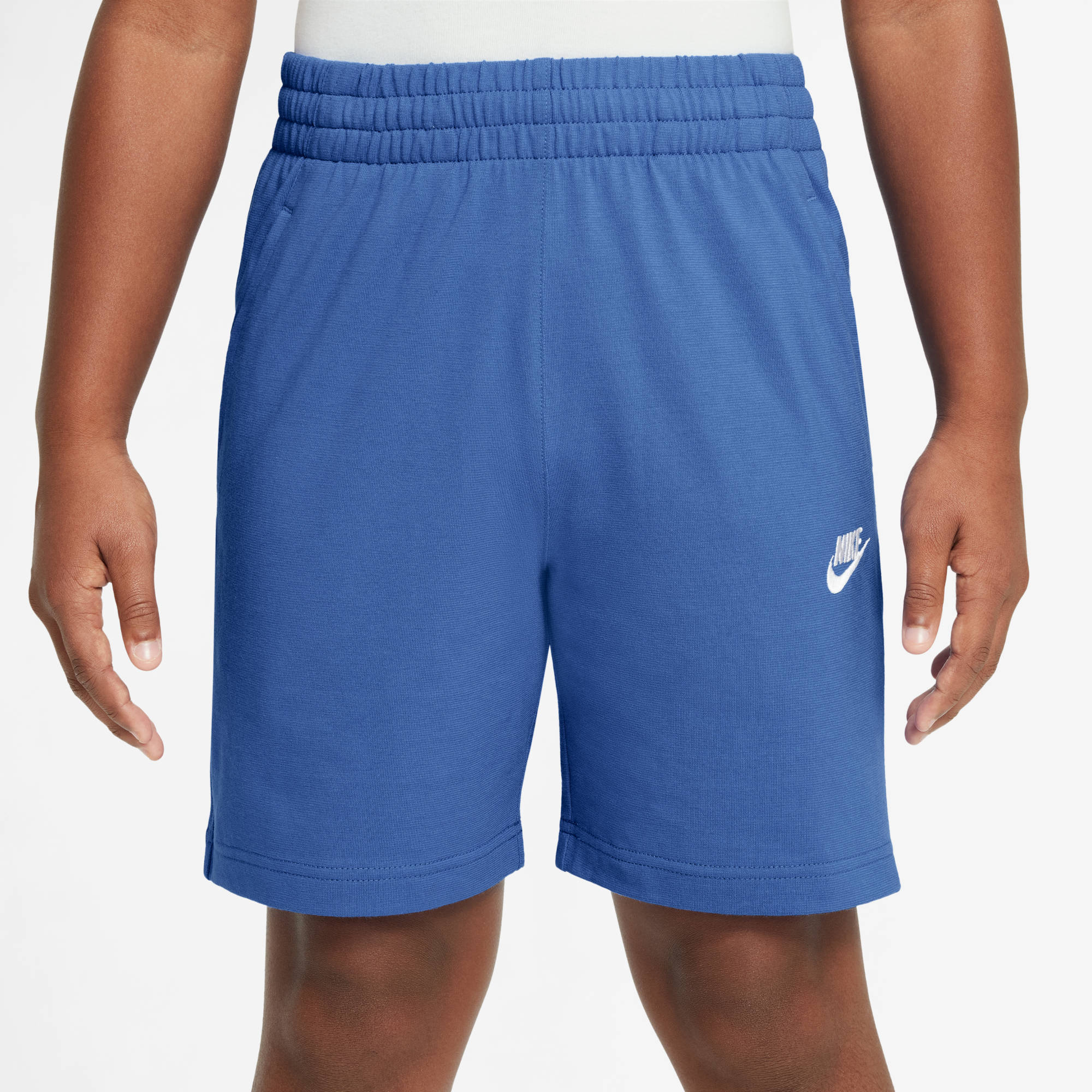 NIKE K NSW CLUB KNIT SHORT 6IN LBR Freizeithosen NIKE MIDNIGHT NAVY/HYPER CRIMSON XS