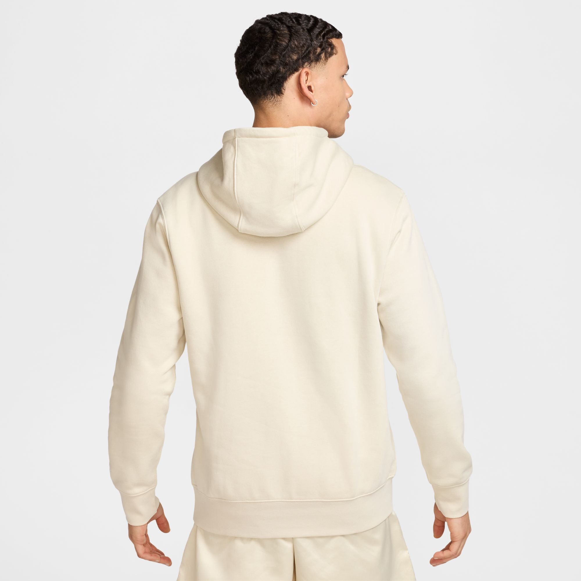 NIKE M NK CLUB BB PO HDY NSW GFX 063 DK GREY HEATHER/LT SMOKE G Fußballoberteile NIKE