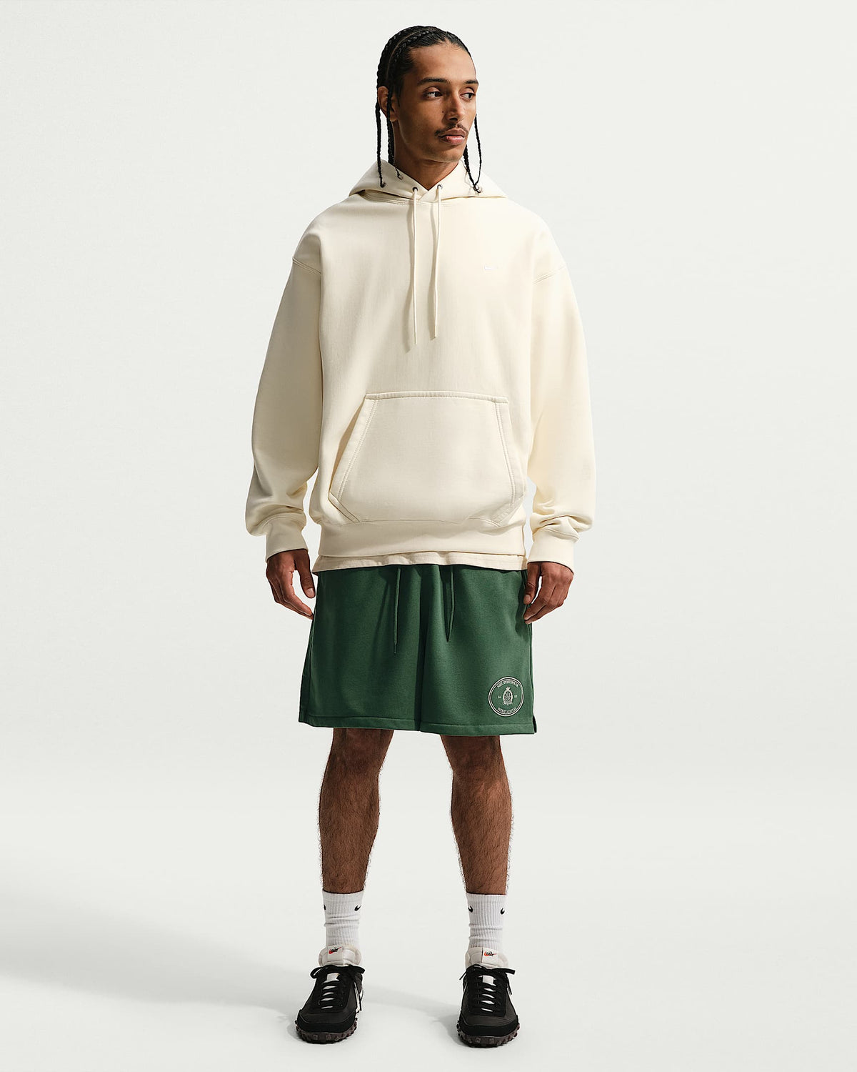 NIKE M NK CLUB FT FLOW SHORT NCC Freizeithosen NIKE FIR/SANDDRIFT S