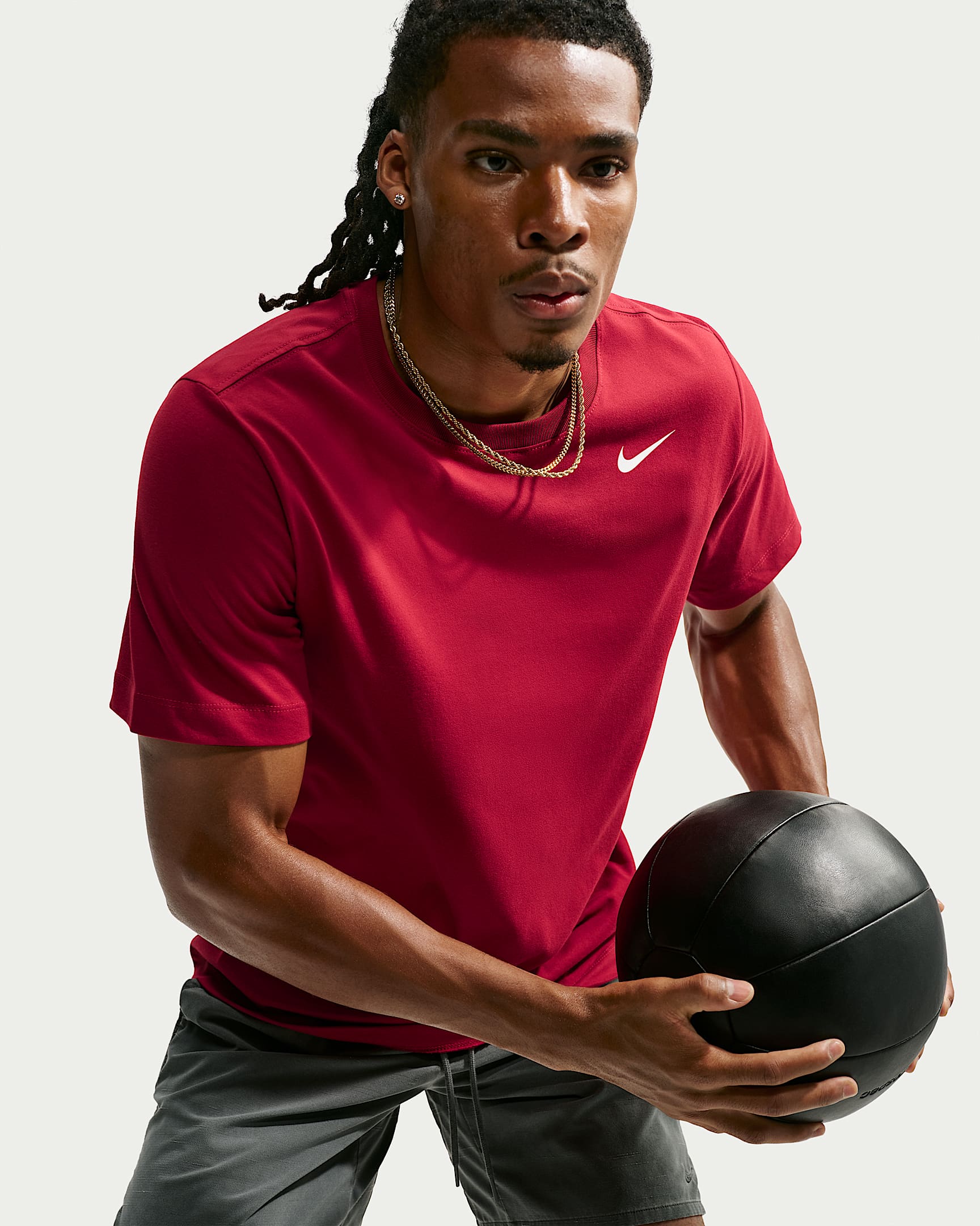 NIKE Fußball - Textilien - T-Shirts Crew Solid T-Shirt