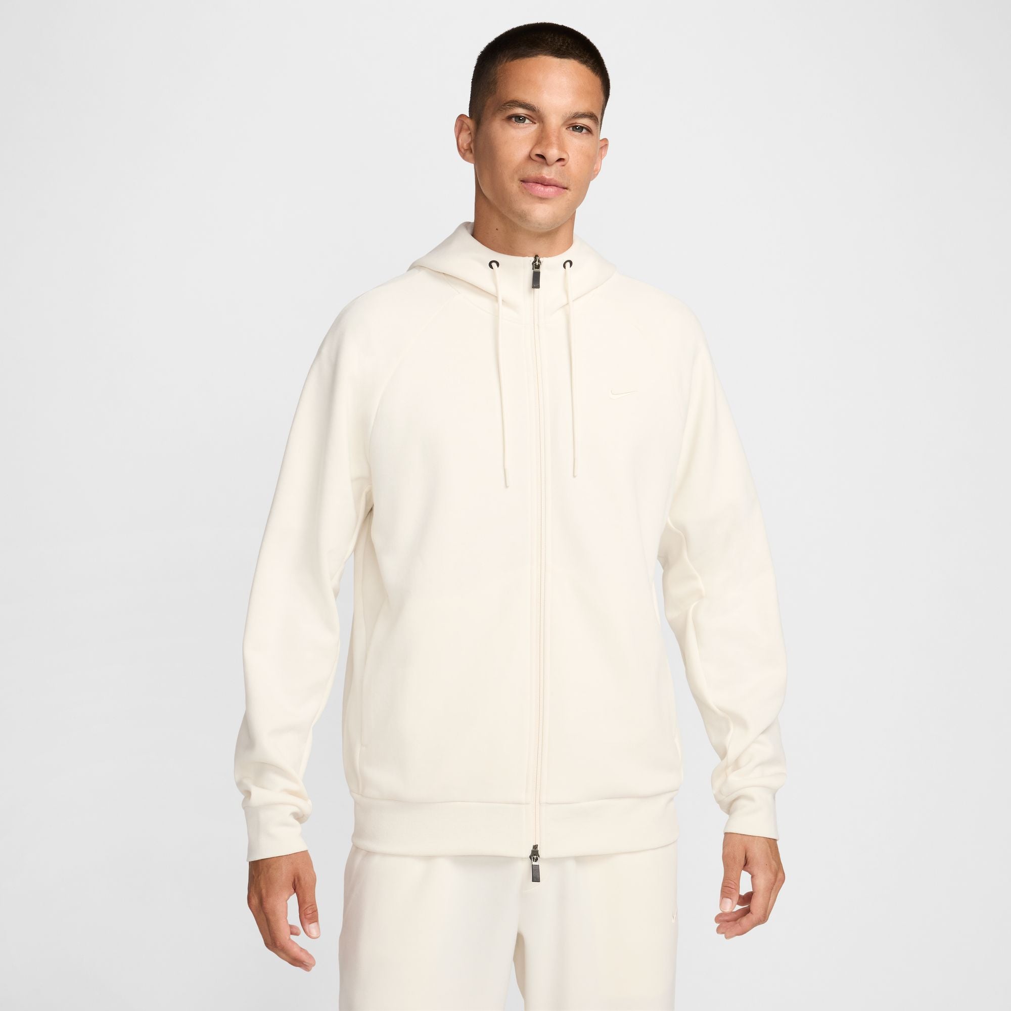 NIKE M NK DF UV PRIMARY FZ HOODIE Trainingsshirts NIKE PALE IVORY/PALE IVORY S