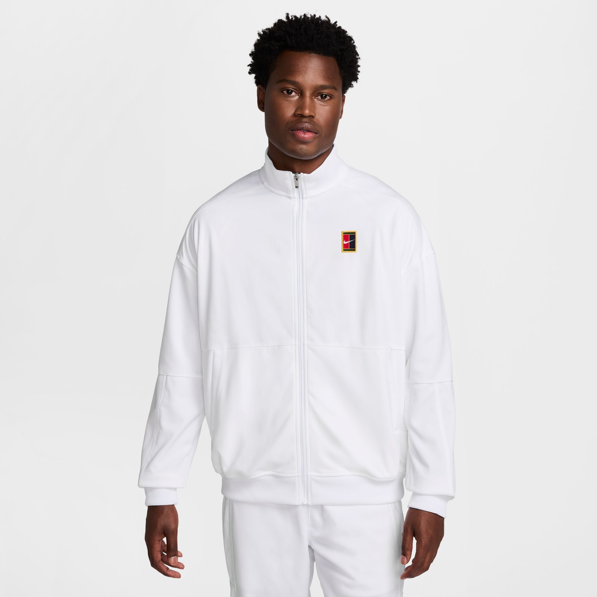 NIKE M NKCT HERITAGE SUIT JKT Tennisoberteile NIKE WHITE/WHITE M