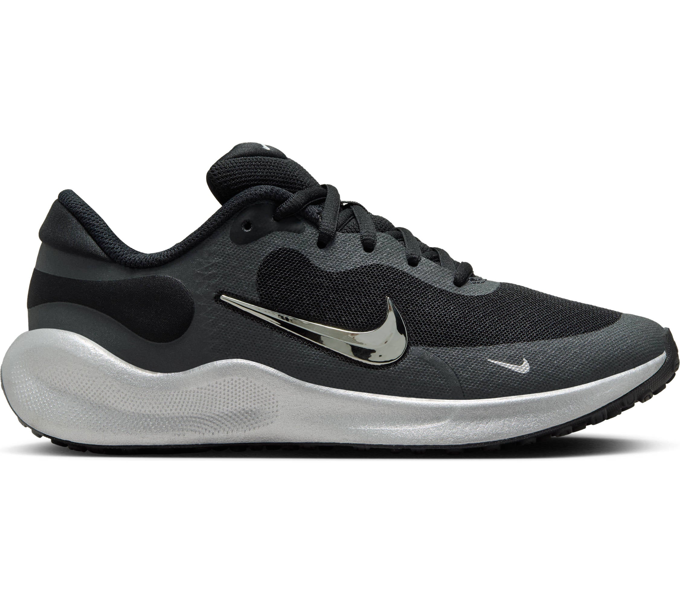 NIKE NIKE REVOLUTION 7 SE (GS) Sneaker NIKE BLACK/METALLIC SILVER-ANTH 35.5