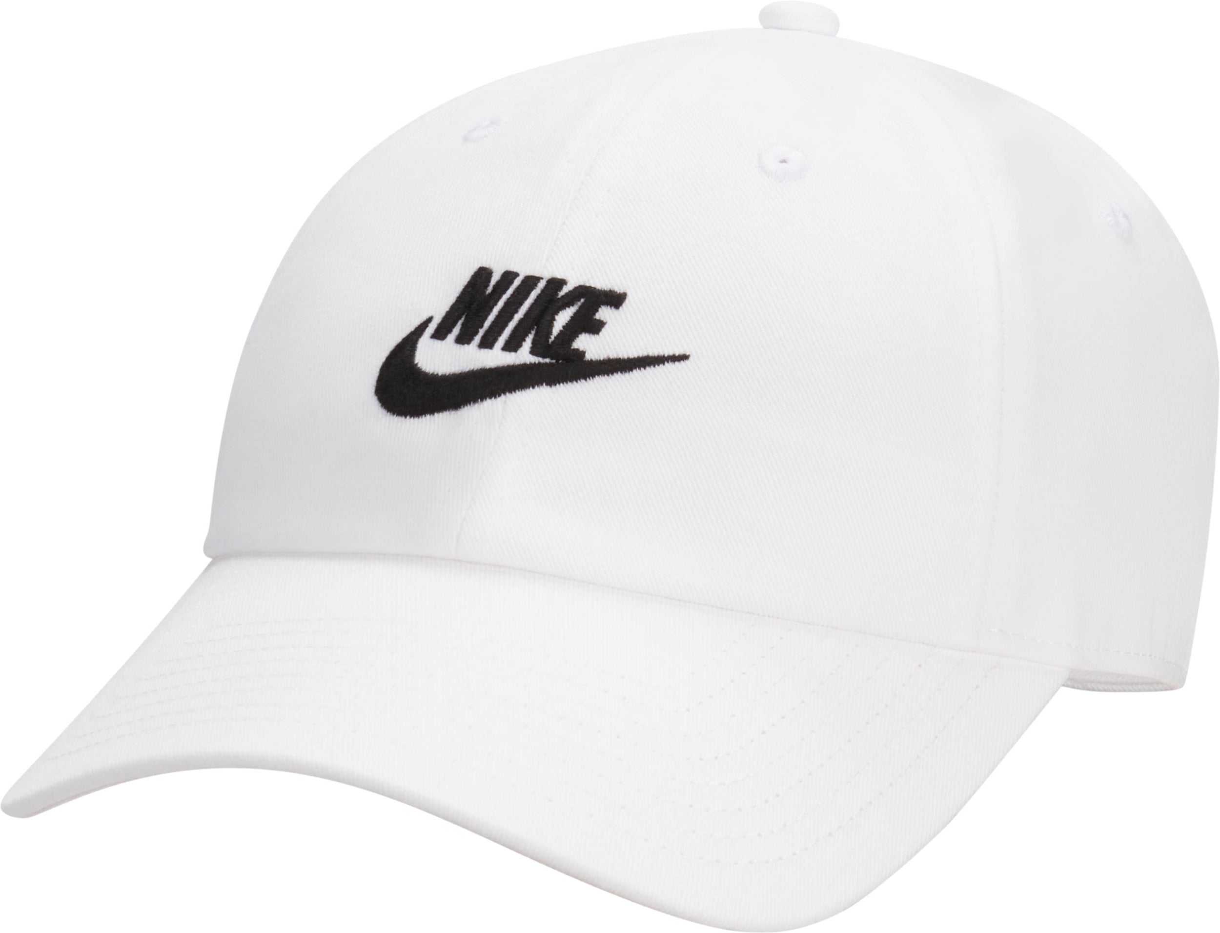 NIKE U NK CLUB CAP U CB FUT WSH L Caps NIKE WHITE/BLACK S/M
