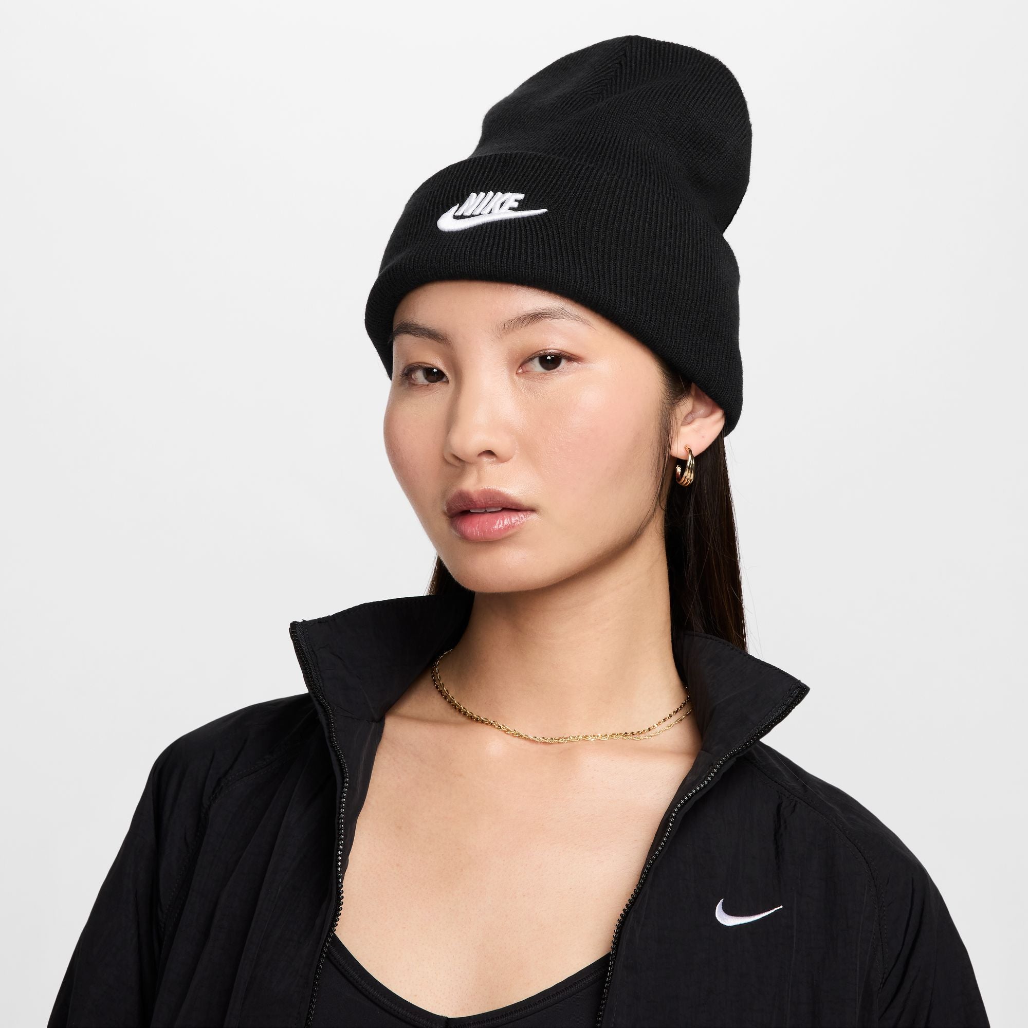 NIKE U NK PEAK BEANIE TC FUT F24 L Caps NIKE BLACK/WHITE -