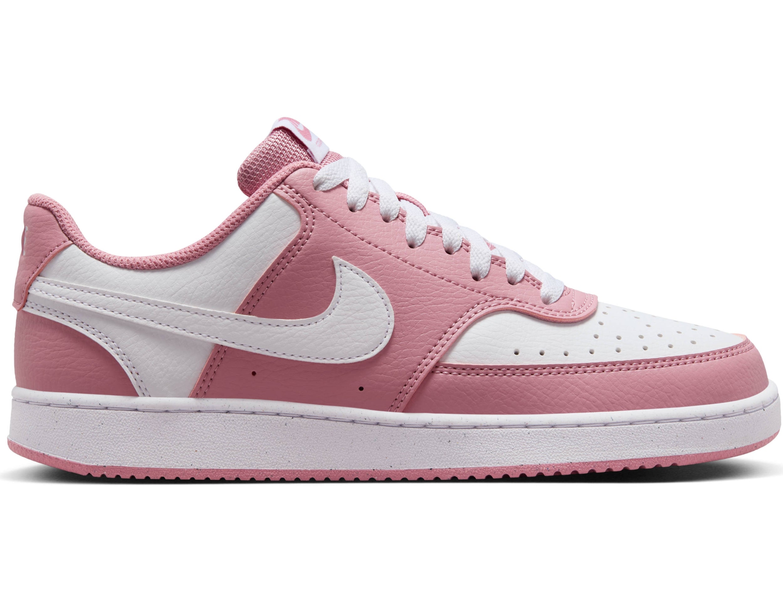 NIKE Damen Freizeitschuhe Court Vision Low Next Nature Sneaker NIKE 603 ELEMENTAL PINK/WHITE 38.5