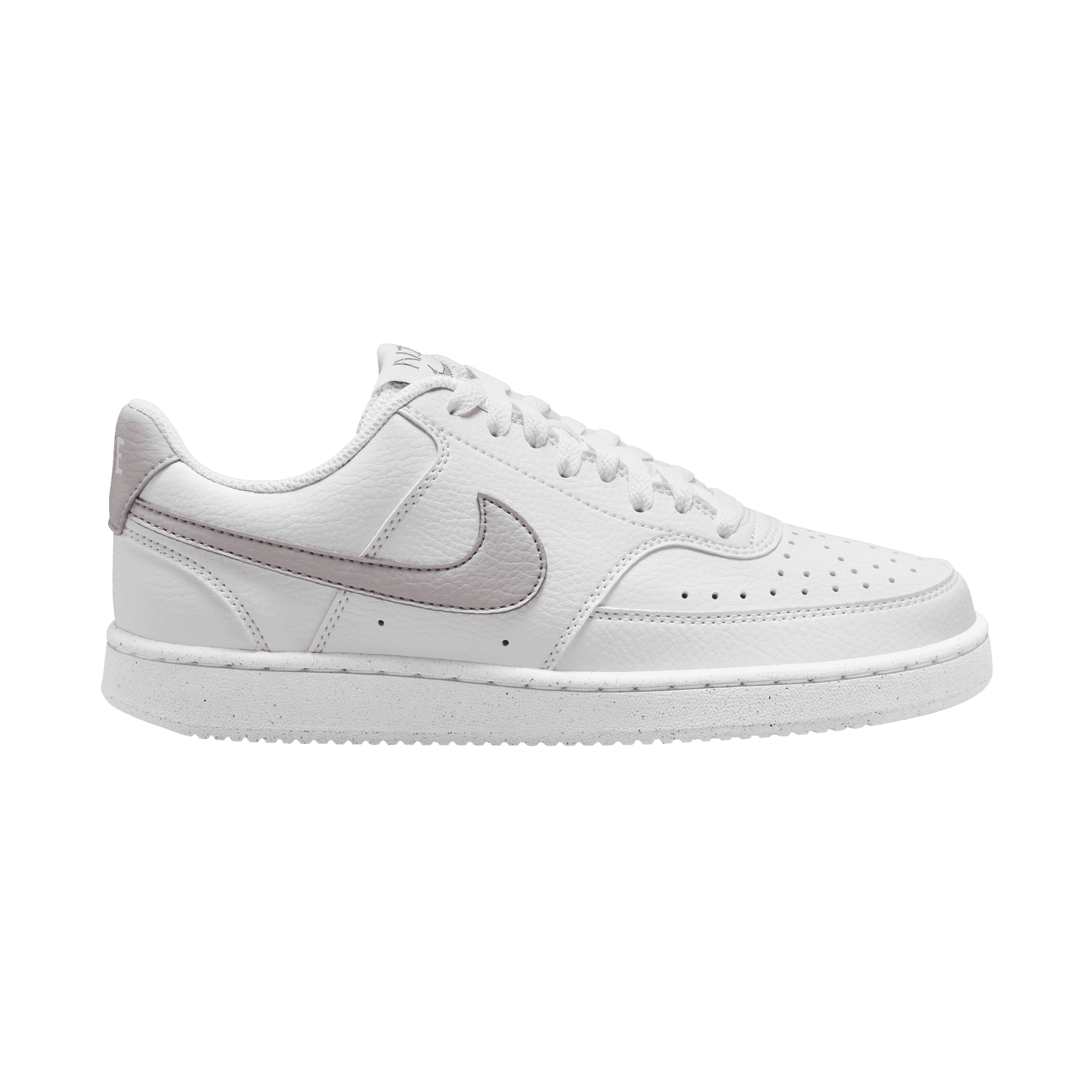 NIKE Damen Freizeitschuhe Court Vision Low Next Nature Sneaker NIKE WHITE/PLATINUM VIOLET 37.5