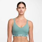 NIKE W NK DF INDY MED SPT BRA BHs NIKE BLACK/LEGEND BLUE/LEGEND BLUE XS