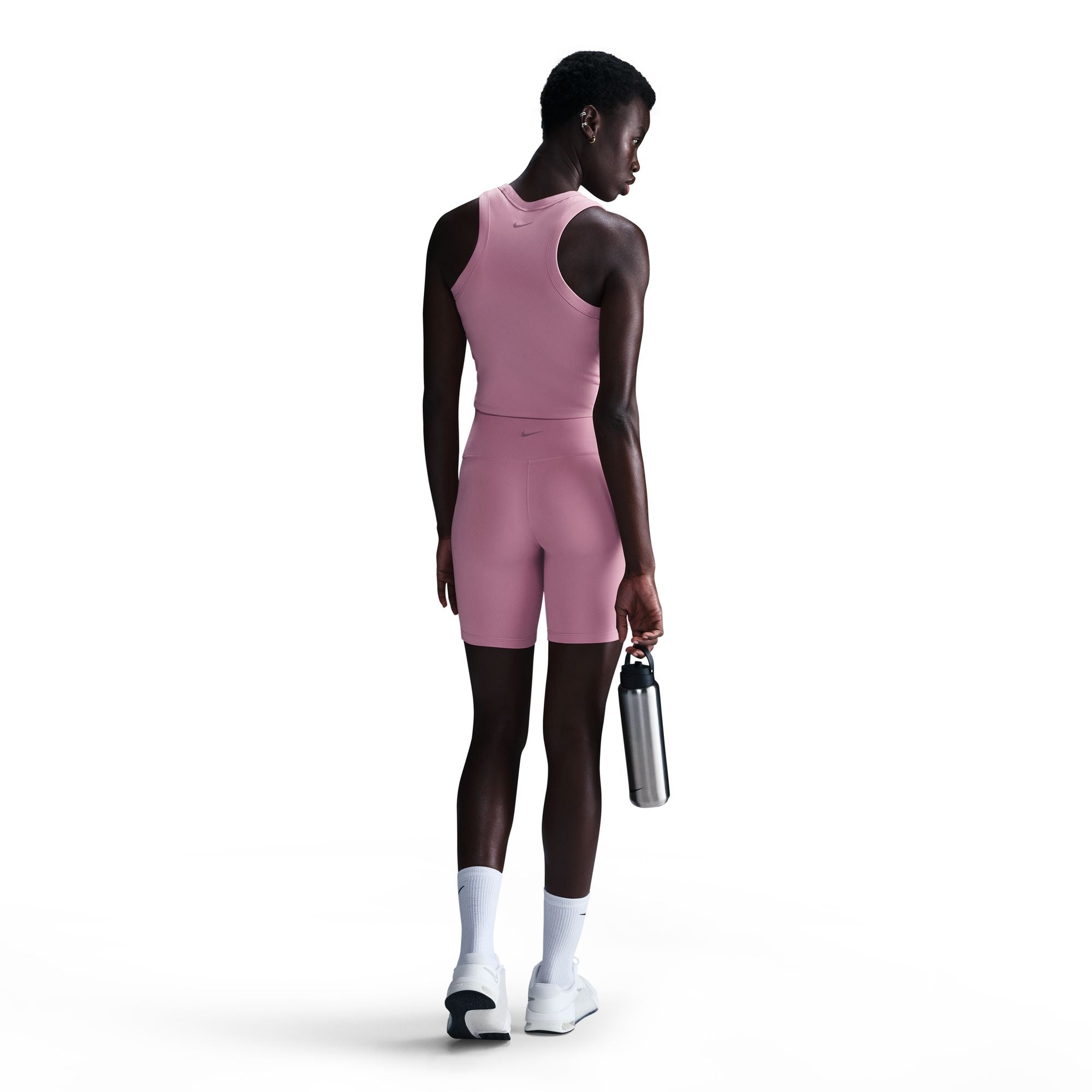 NIKE W NK DF ONE HR 8IN PKT SHORT 010 BLACK/BLACK Trainingshosen & Jogginghosen NIKE