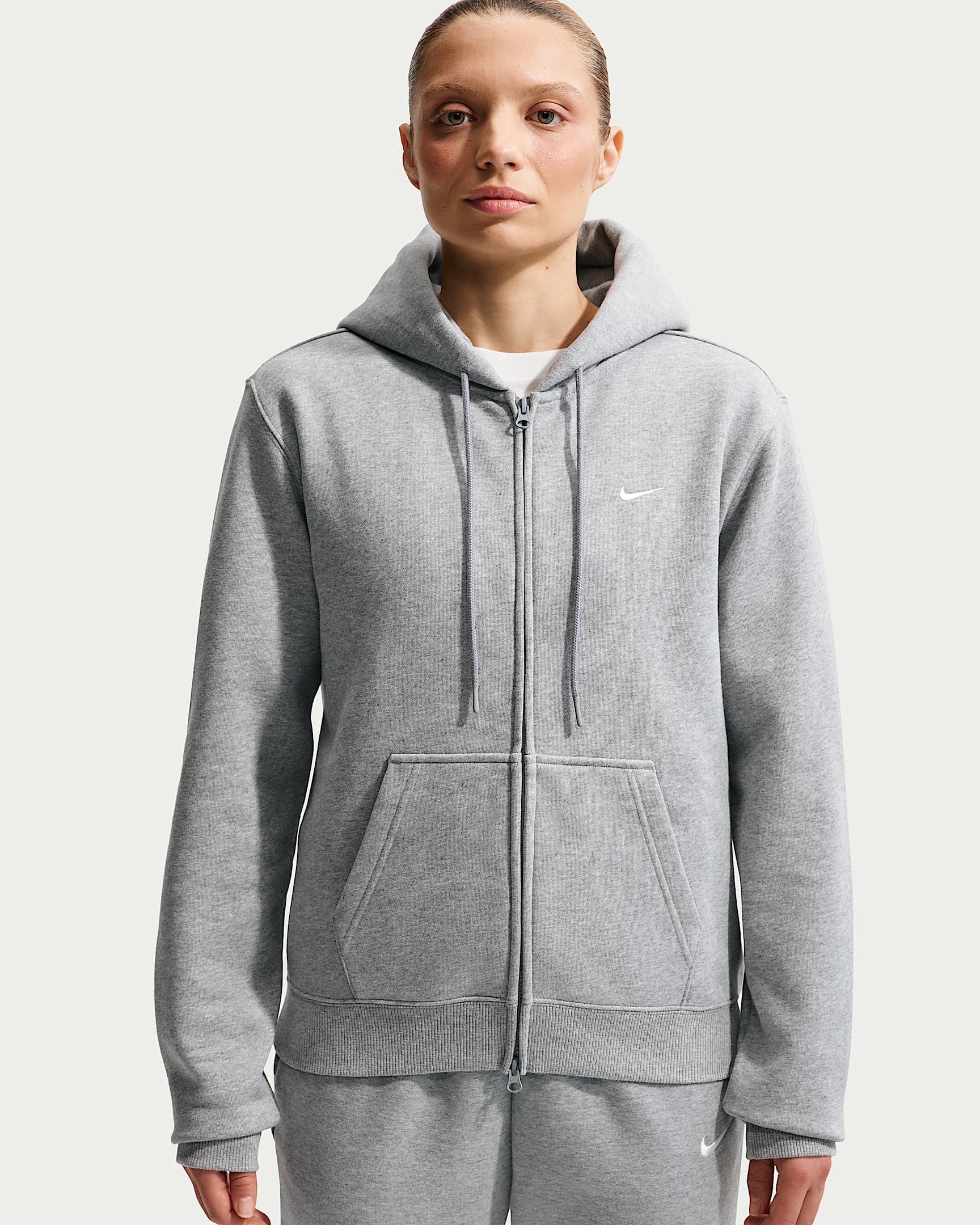 NIKE W NK STDO FLC MW STD FZ HDY Freizeitpullover NIKE CACAO WOW/SAIL XS