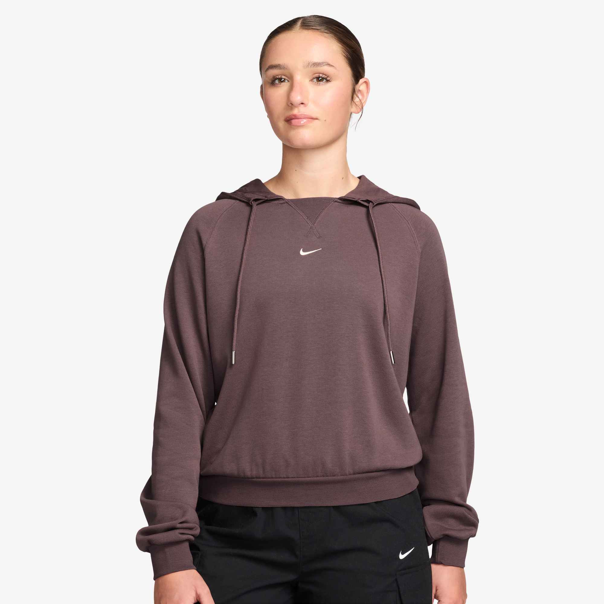 NIKE W NSW CHILL FT HOODY Trainingsjacken NIKE VIOLET FROST/MTLC PEWTER-DK SM XS