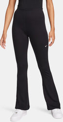 NIKE W NSW NK CHLL KNT MRIB MR FLR Trainingshosen & Jogginghosen NIKE BLACK/SAIL XS