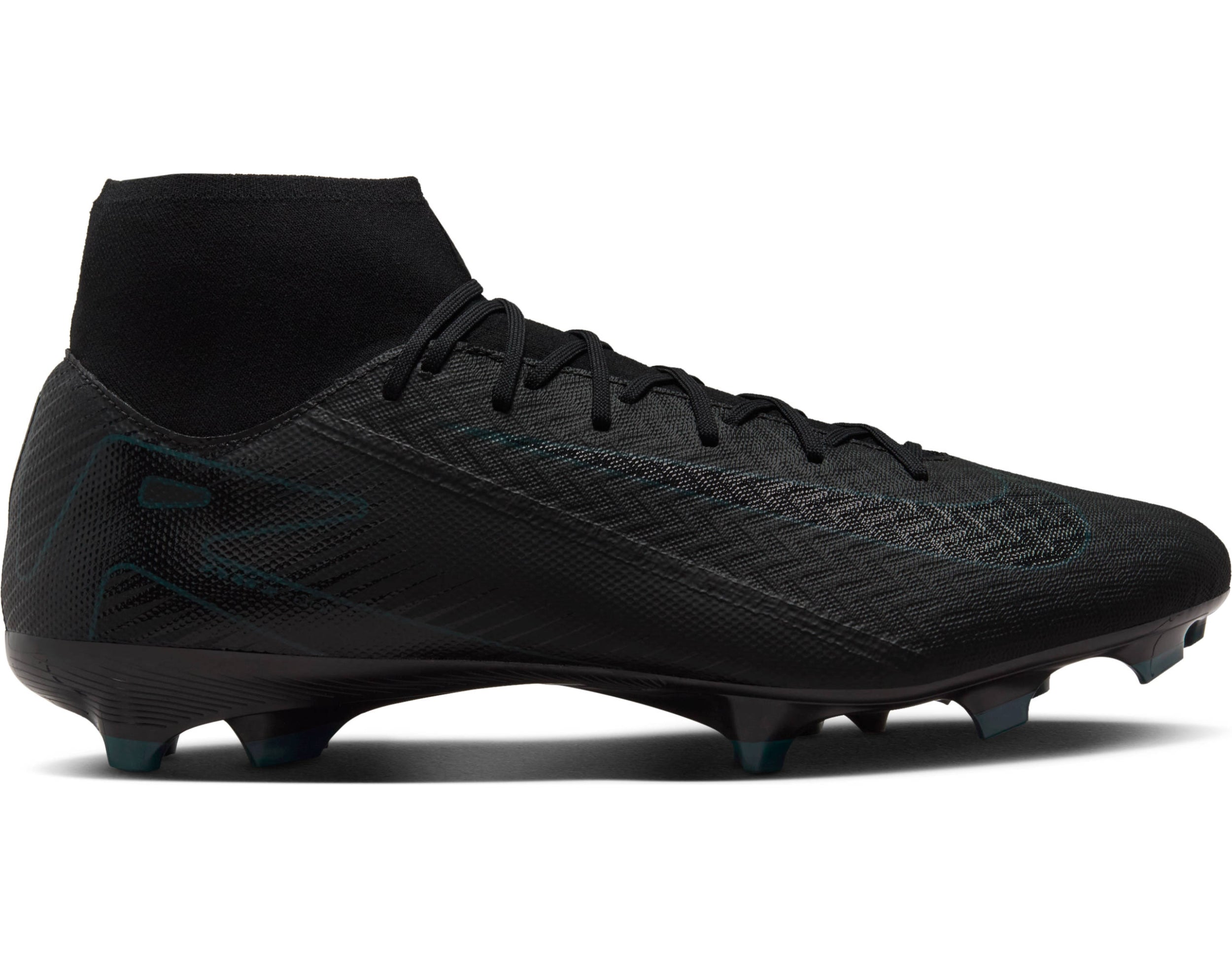 NIKE ZM SUPERFLY 10 ACAD FG/MG Naturrasen NIKE 002 BLACK/BLACK-DEEP JUNGLE 41