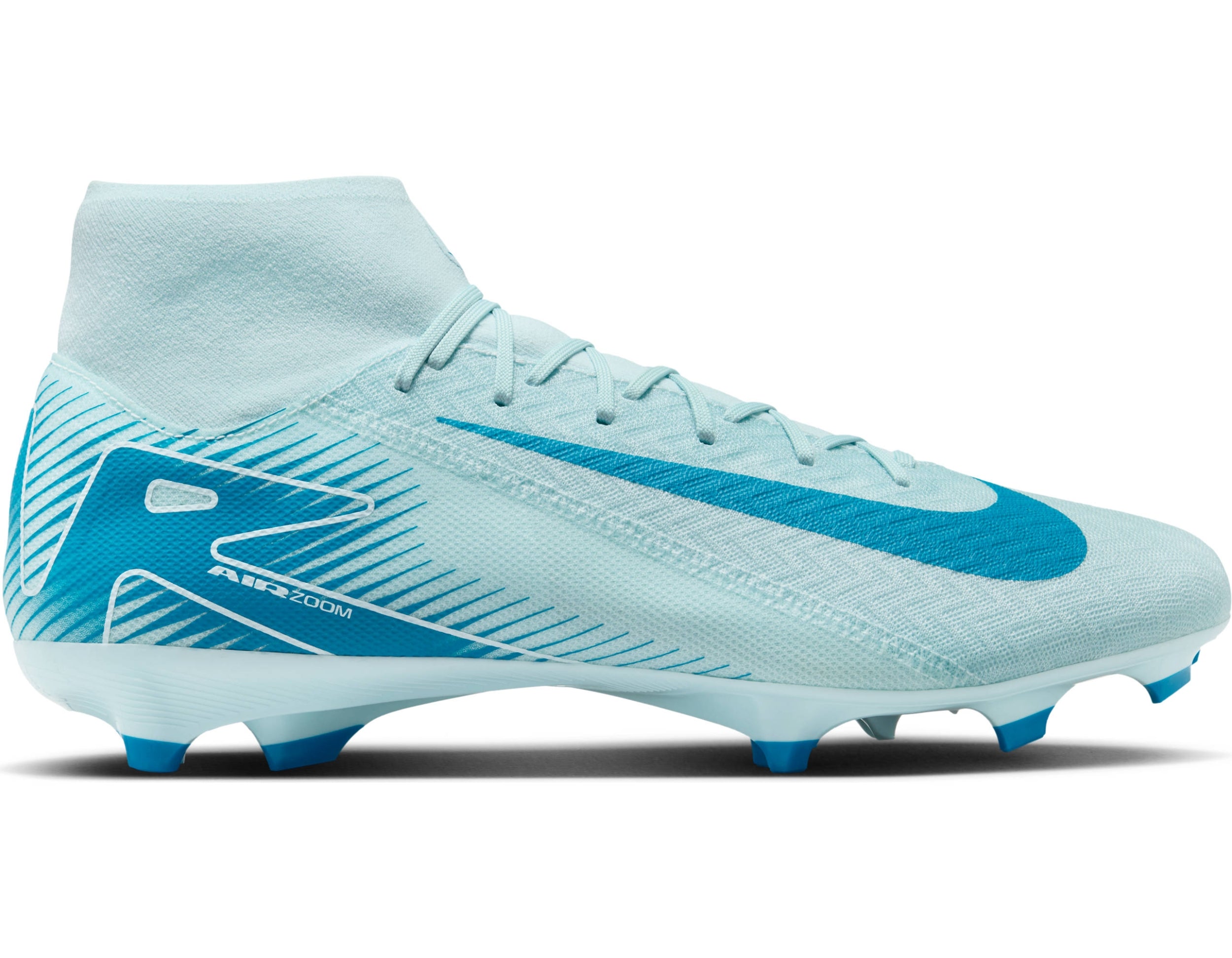 NIKE ZM SUPERFLY 10 ACAD FG/MG Naturrasen NIKE GLACIER BLUE/BLUE ORBIT 42