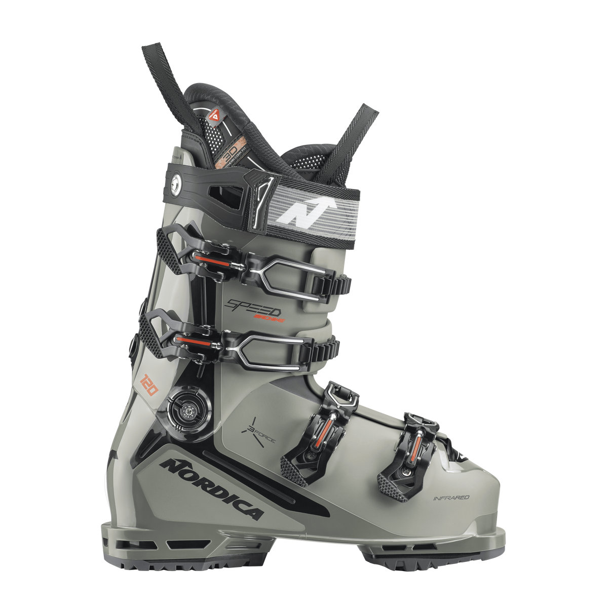 NORDICA Herren Skischuh SPEEDMACHINE 3 120 (GW) Skischuhe NORDICA 969 DUNKELGRAU-SCHWARZ-ROT 26,5