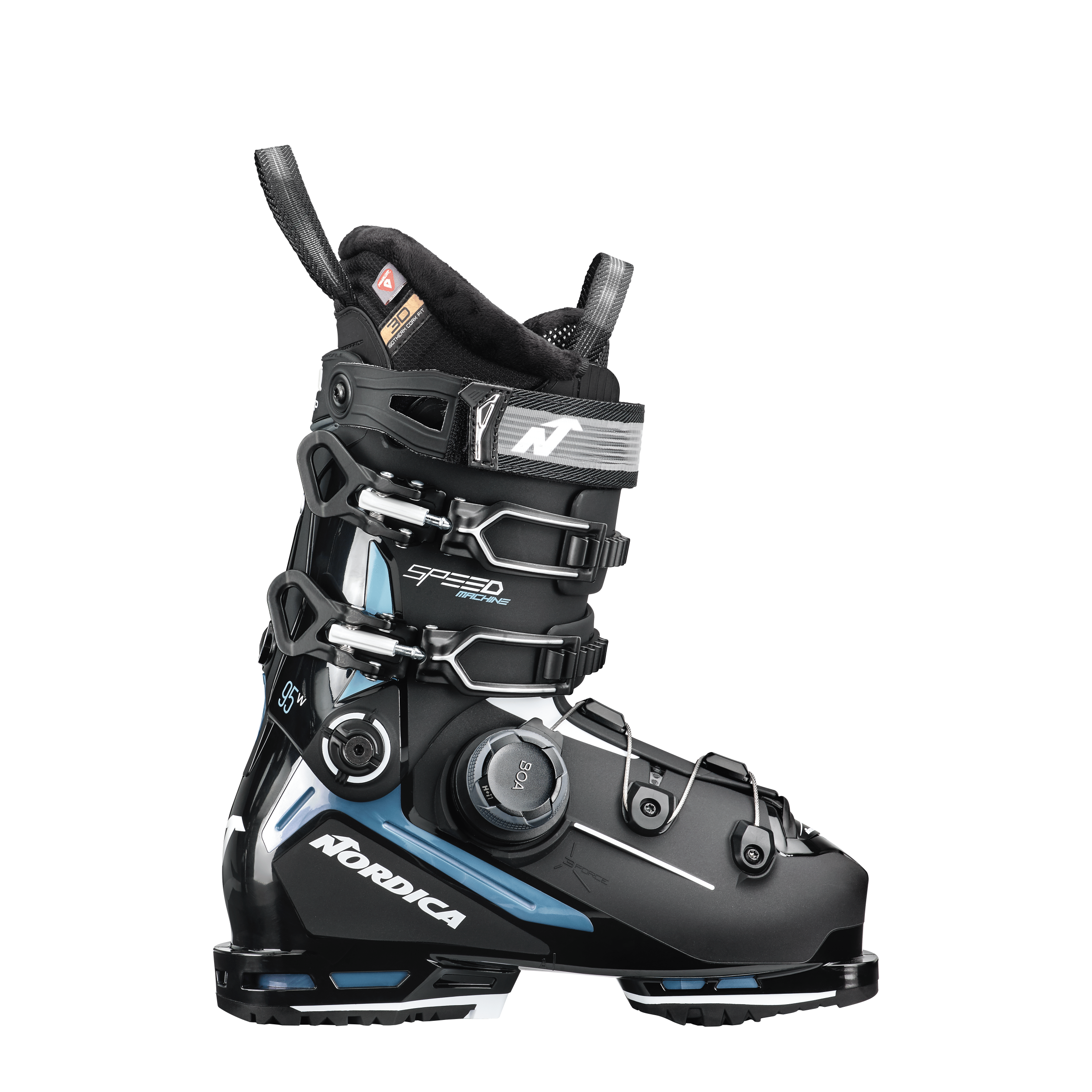 NORDICA SPEEDMACHINE 3 BOA 95 W (GW) Skischuhe NORDICA NERO/AZZURRO/BIANCO 24.5