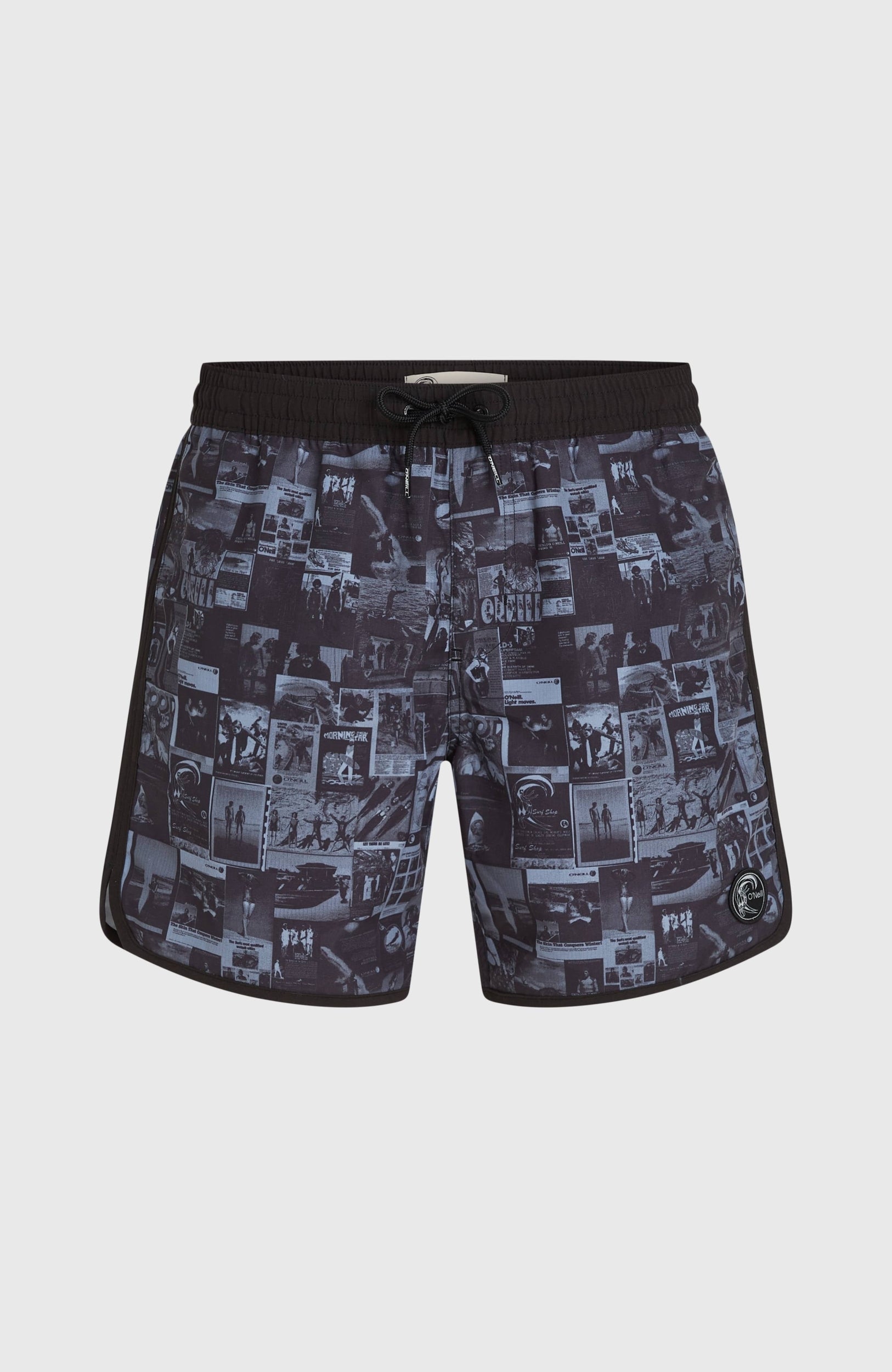 O´NEILL O'RIGINALS SCALLOP 16" SWIMSHORTS Badehose O´NEILL Black Out Heritage AOP S