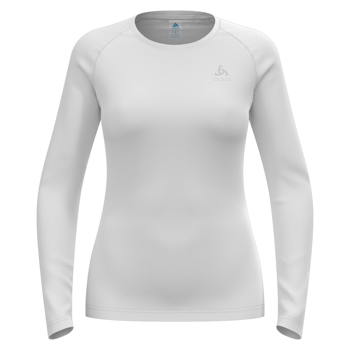 ODLO Damen BL TOP Crew neck l/s ACTIVE F-Dry Unterhemden ODLO 10000 white S