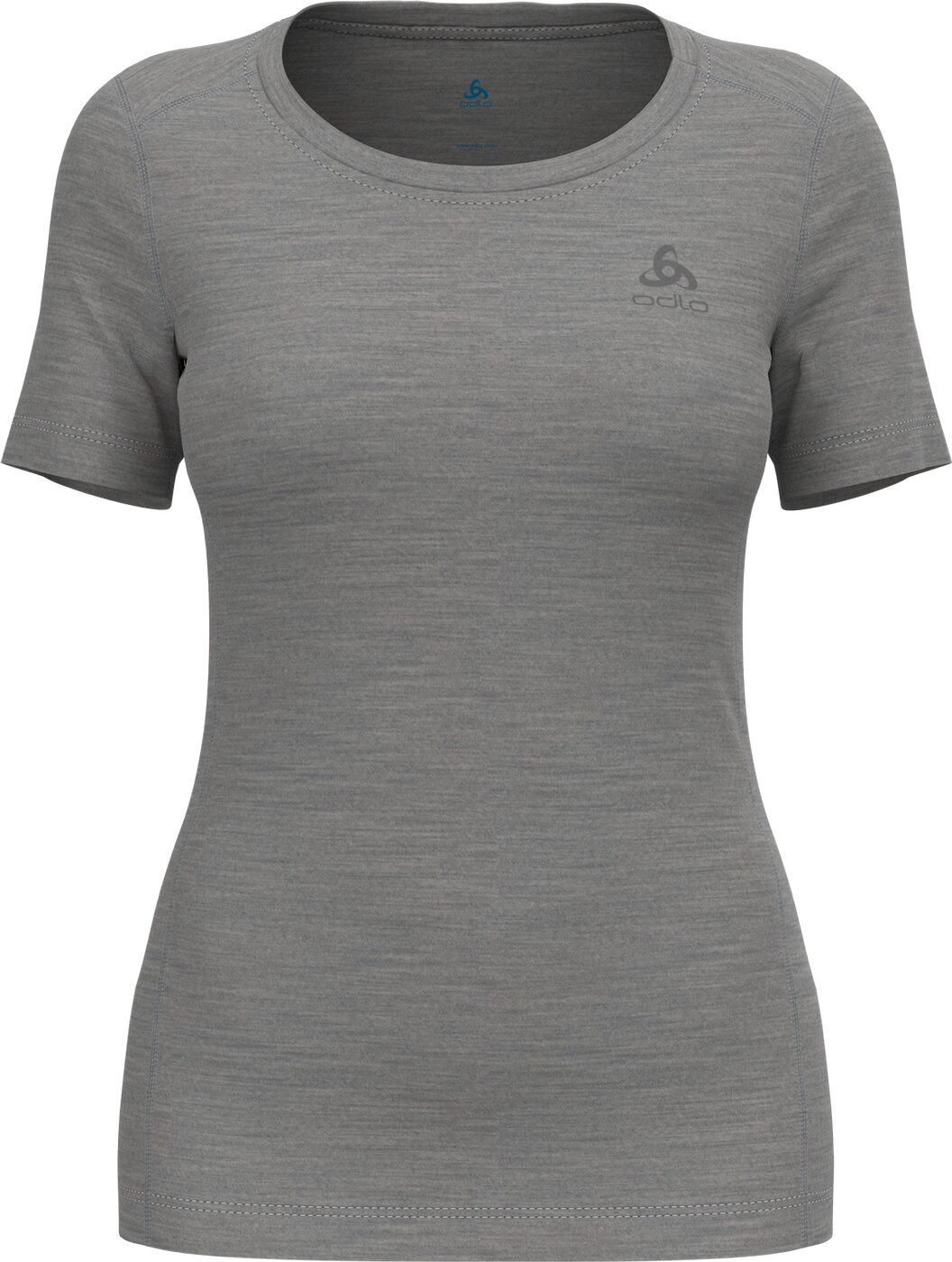 ODLO BL TOP crew neck s/s MERINO 20 Unterhemden ODLO 10183 odlo steel grey melange XS