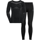 ODLO Herren Set Set long FUNDAMENTALS PERFORMANCE WARM Unterwäsche Sets ODLO 60056 black - odlo graphite gr S