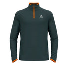 ODLO Herren Midlayer 1/2 zip MILLENNIUM EL Laufshirts ODLO 21053 india ink melange S