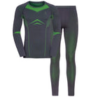 ODLO Herren Set Set long FUNDAMENTALS PERFORMANCE WARM Unterwäsche Sets ODLO 41 india ink - safty yellow S