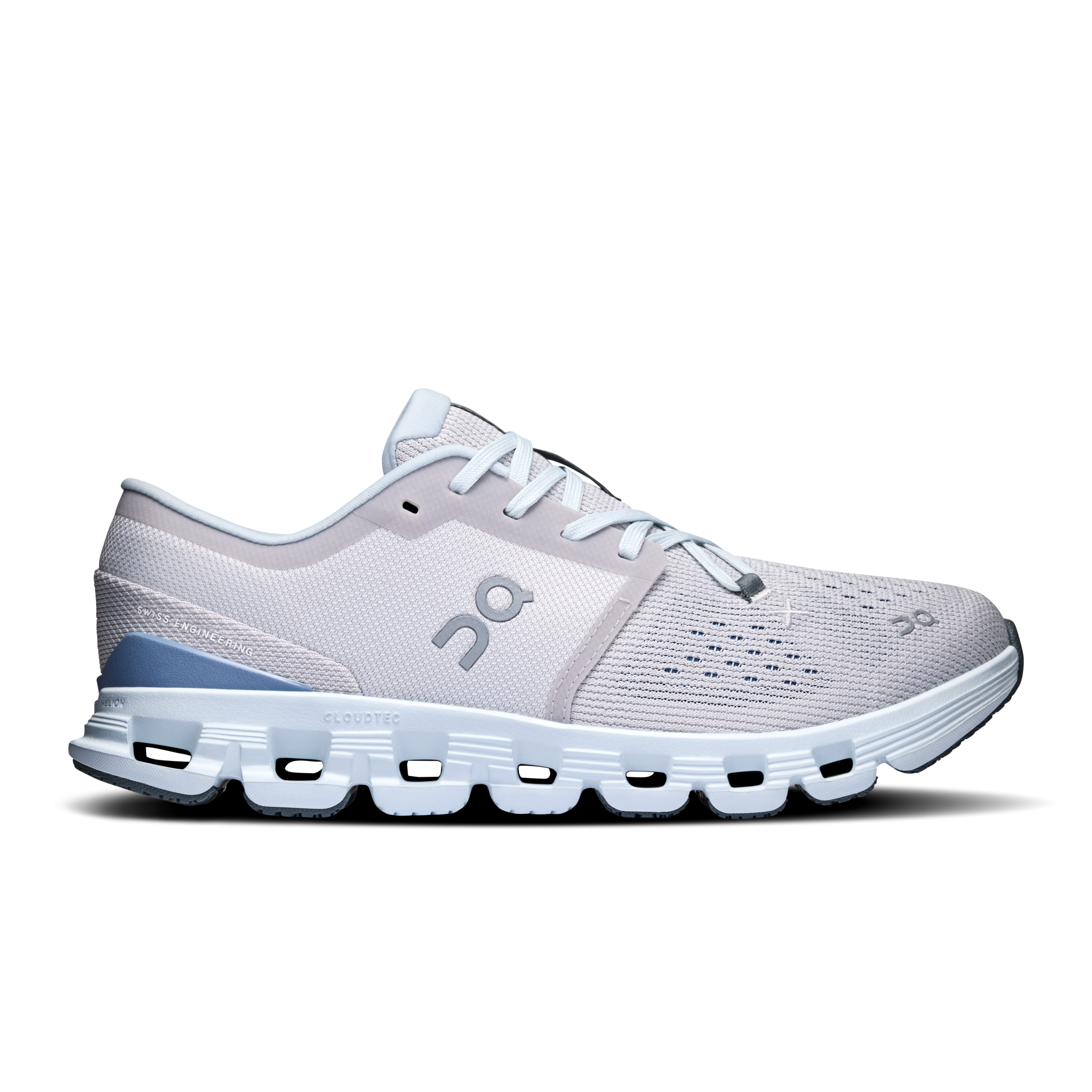 ON Cloud X 4 Damen Trainingsschuhe ON Silver / Chambray 38.5