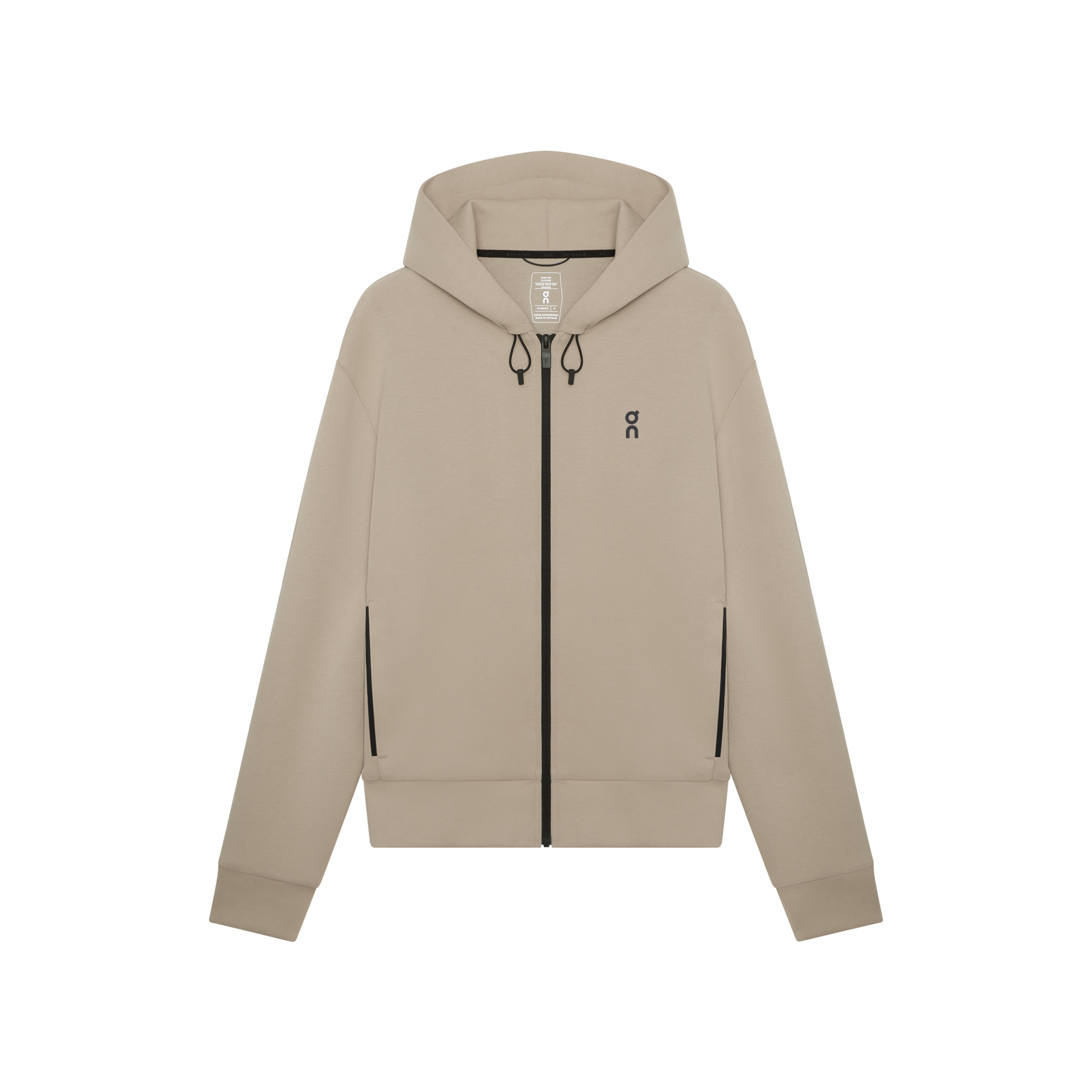 ON Focus Tech Zip Hoodie Freizeitpullover ON Desert XS