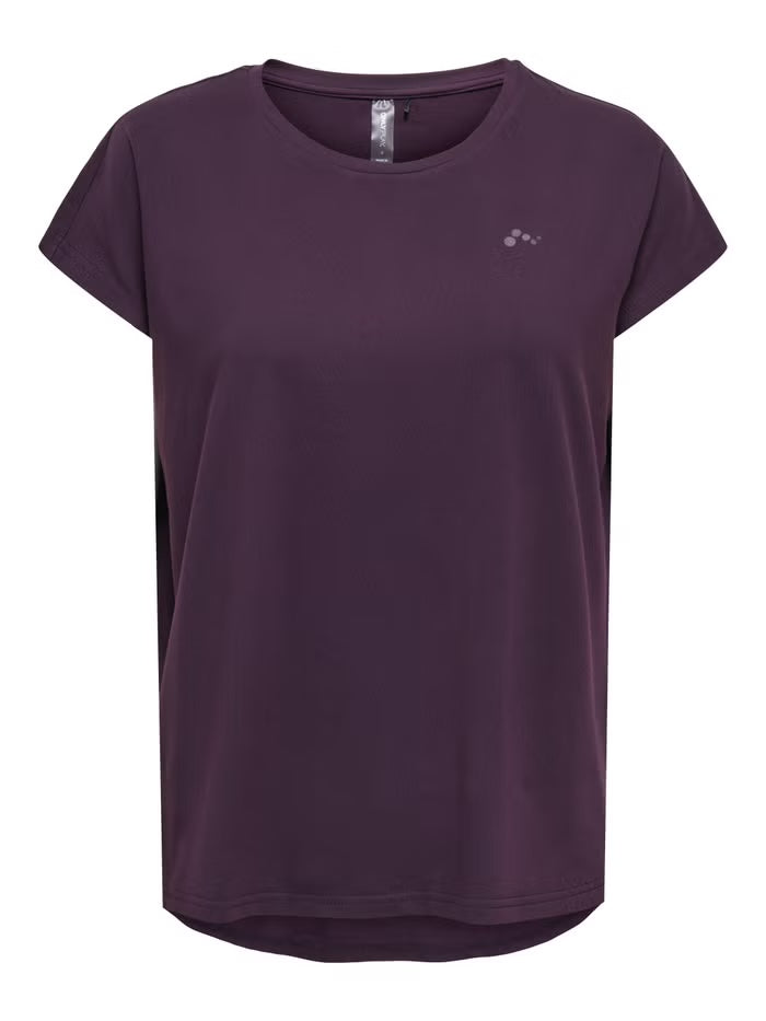 ONLY PLAY ONPAUBREE LIFE ON SS BAT LOOSE TEE Trainingsshirts ONLY PLAY Plum Perfect S