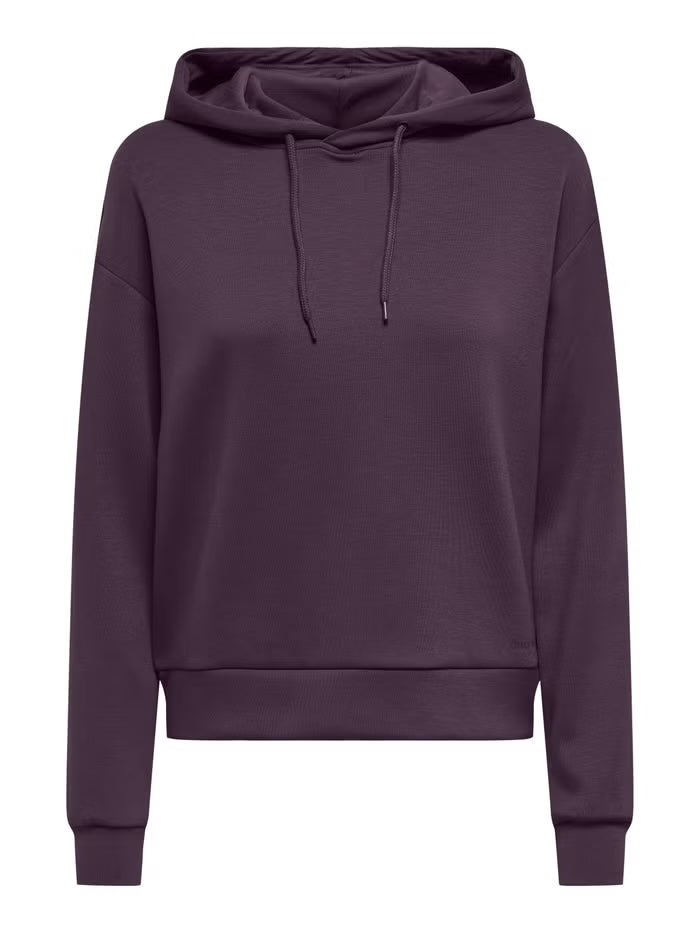 ONLY PLAY ONPLOUNGE HOOD LS SWT NOOS Freizeitpullover ONLY PLAY Plum Perfect XS