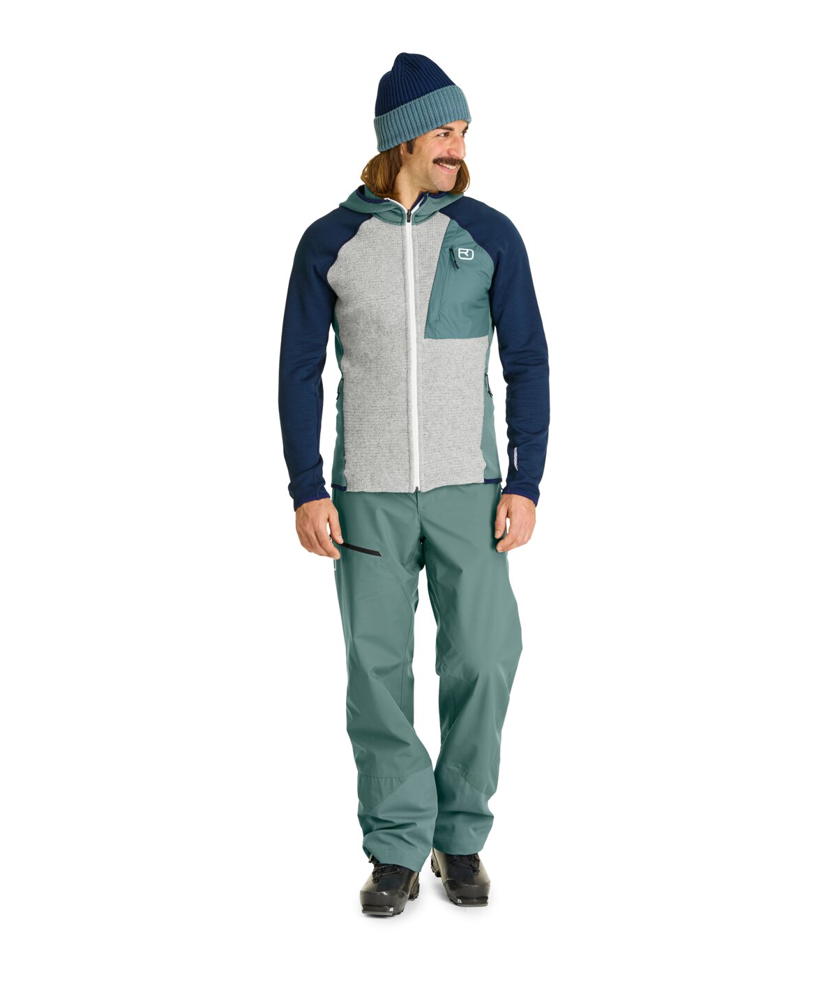 ORTOVOX FLEECE GP CLASSIC KNIT HOODY M Fleecejacken & Pullover ORTOVOX