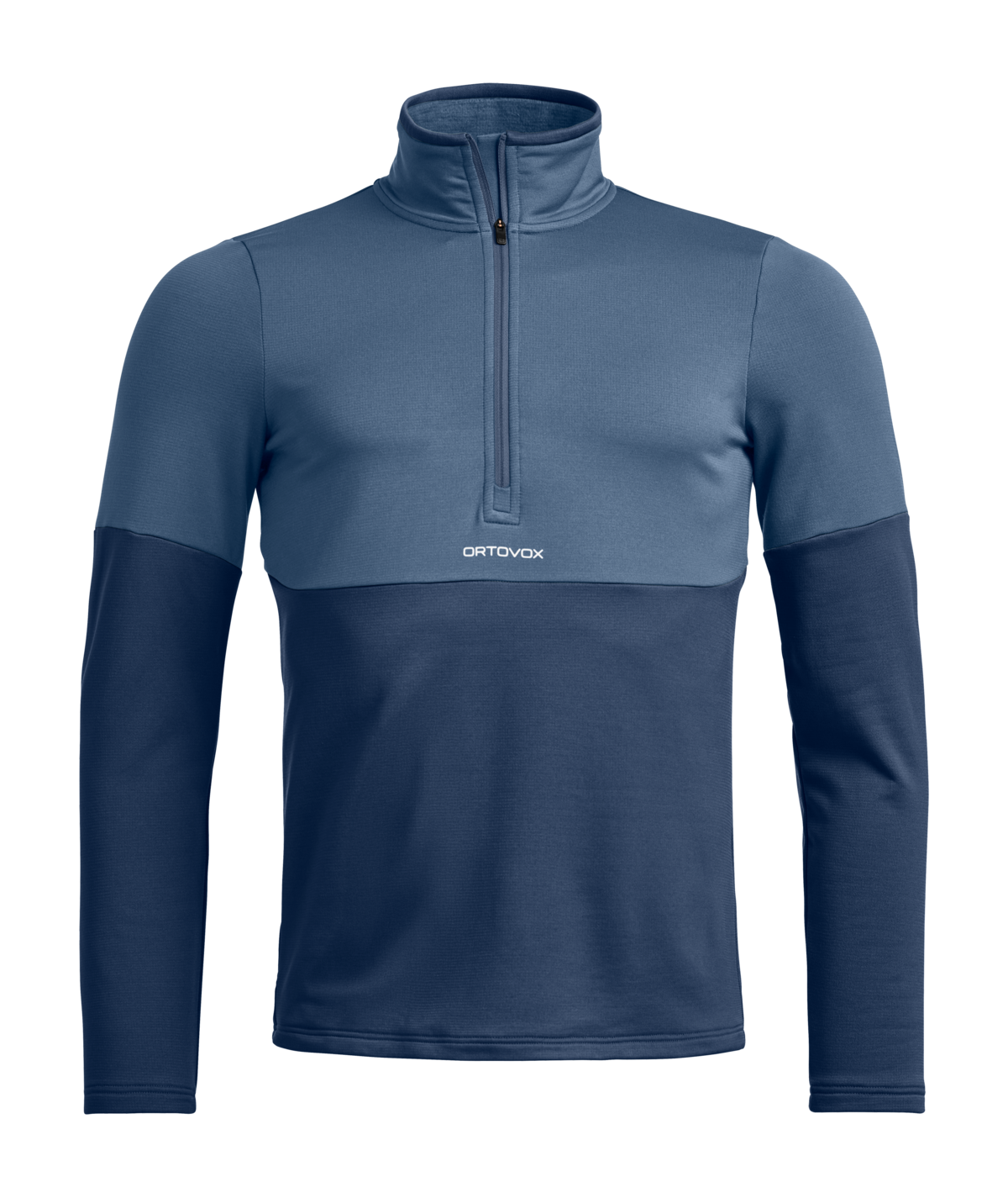 ORTOVOX FLEECE LIGHT ZIP NECK M Skifleece ORTOVOX blue nunatak M