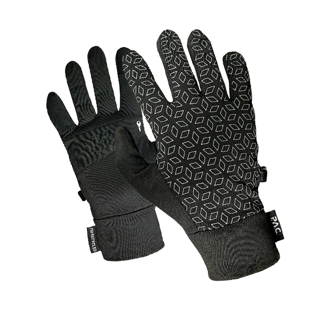 P.A.C. PAC Recycled Running Reflective Glo Handschuhe P.A.C. Black M