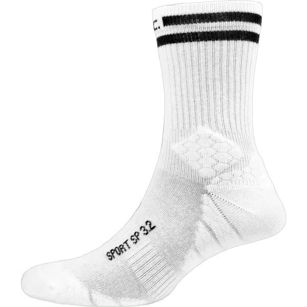 P.A.C. PAC SP 3.2 Sport Recycled Stripes S Tennissocken P.A.C. White-Black Stripes 40