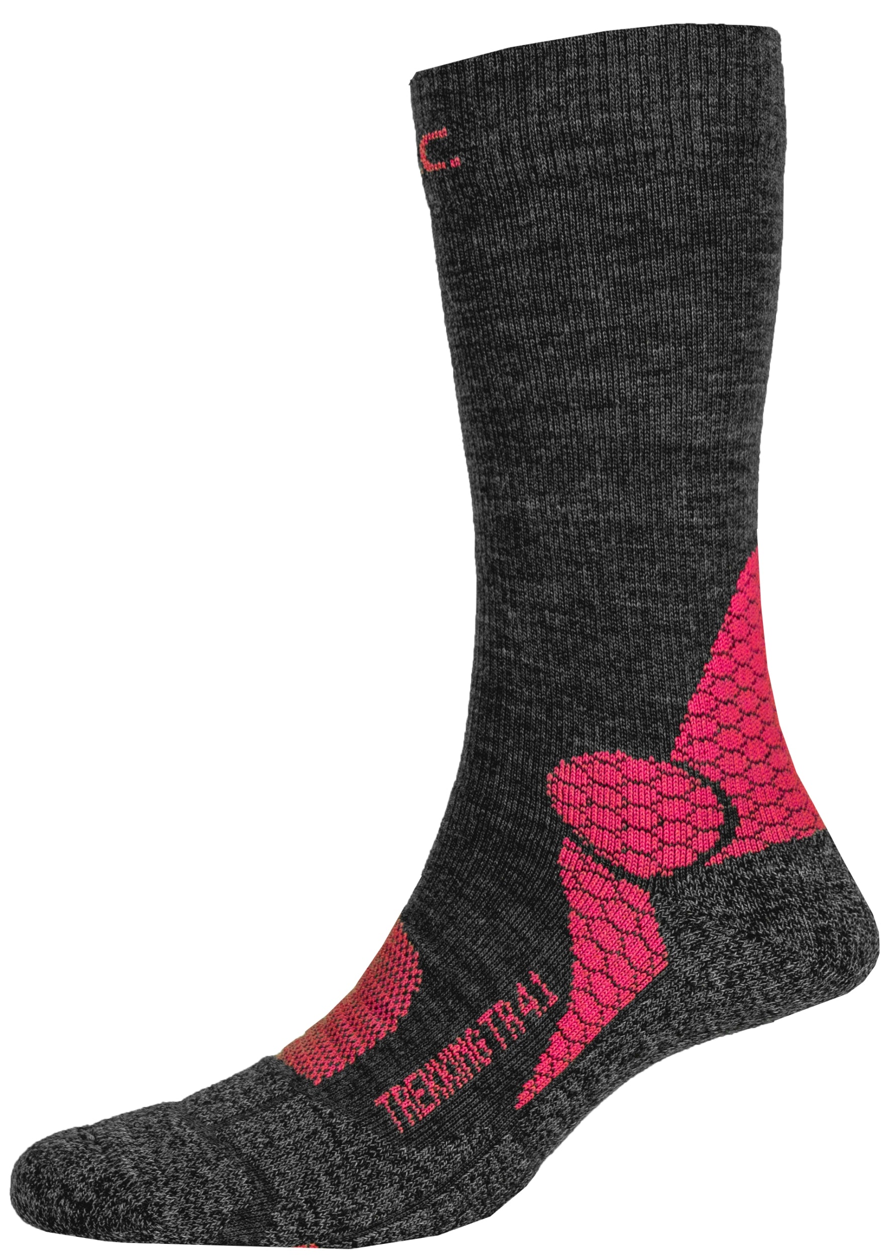 P.A.C. PAC TR 4.1 Trekking Merino Compress P.A.C. Anthracite - Berry 35
