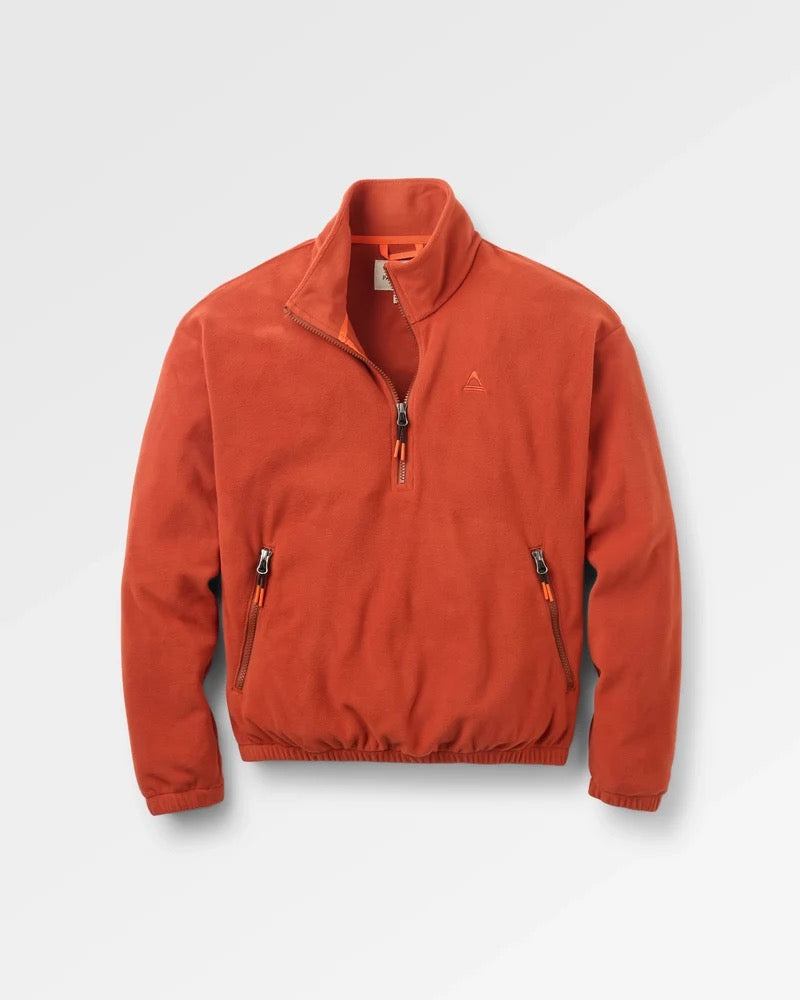 PASSENGER Ayla Recycled Micro Polartec® Fleece Fleecejacken & Pullover PASSENGER dark rust XS