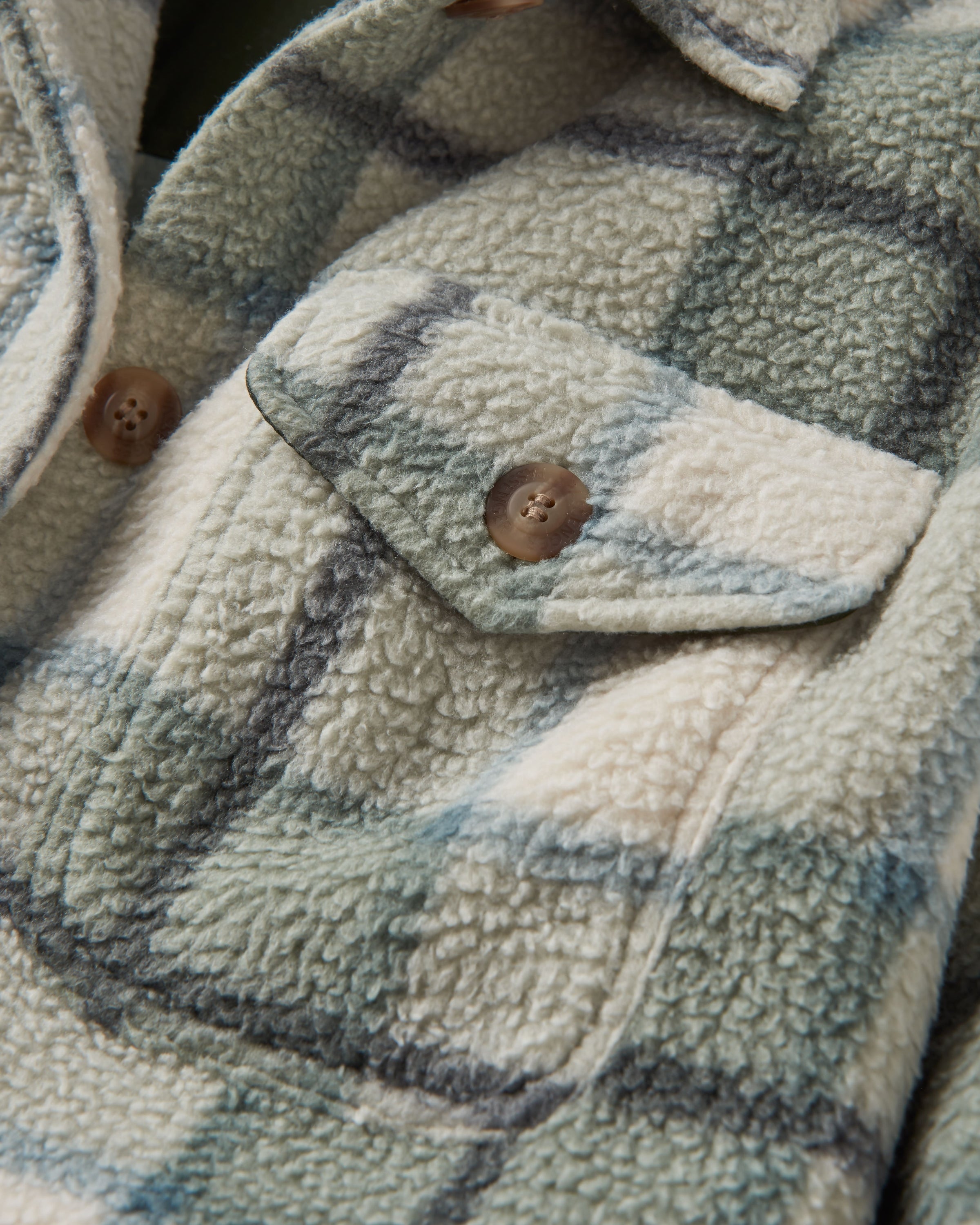 PASSENGER Cloudy 2.0 Recycled Sherpa Fleece Shirt Fleecejacken & Pullover PASSENGER