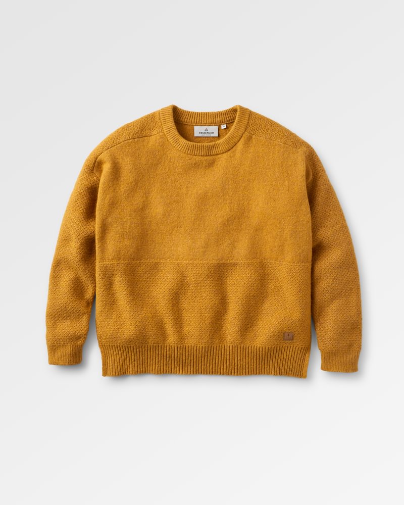 Passenger Cove Recycled Knitted Jumper infinity teel Fleecejacken & Pullover Passenger
