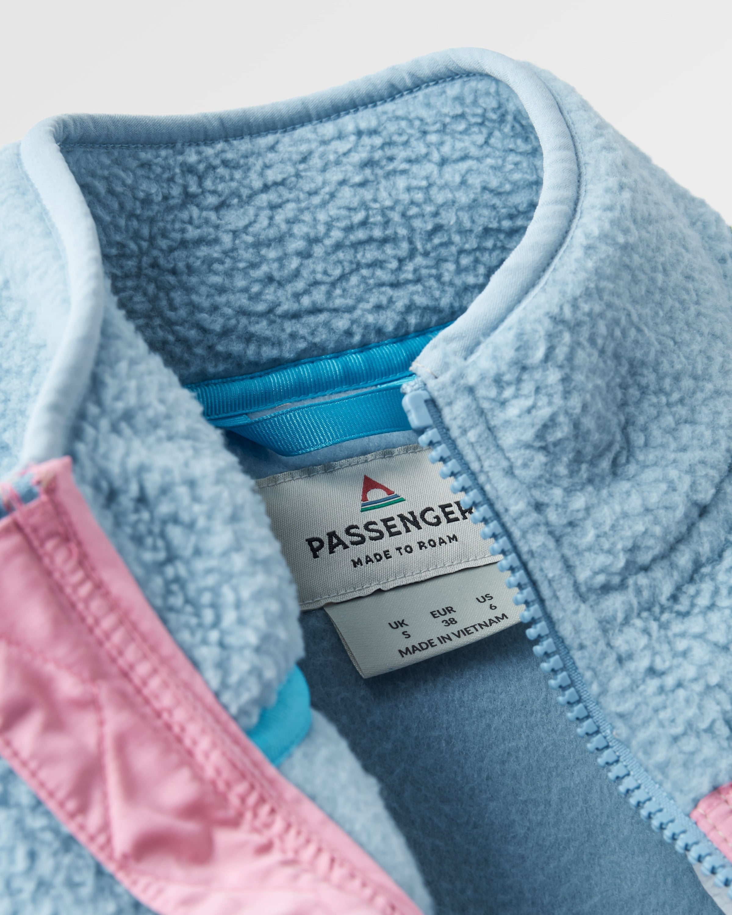 PASSENGER Fairbanks Full Zip Recycled Sherpa Gilet Fleecejacken & Pullover PASSENGER