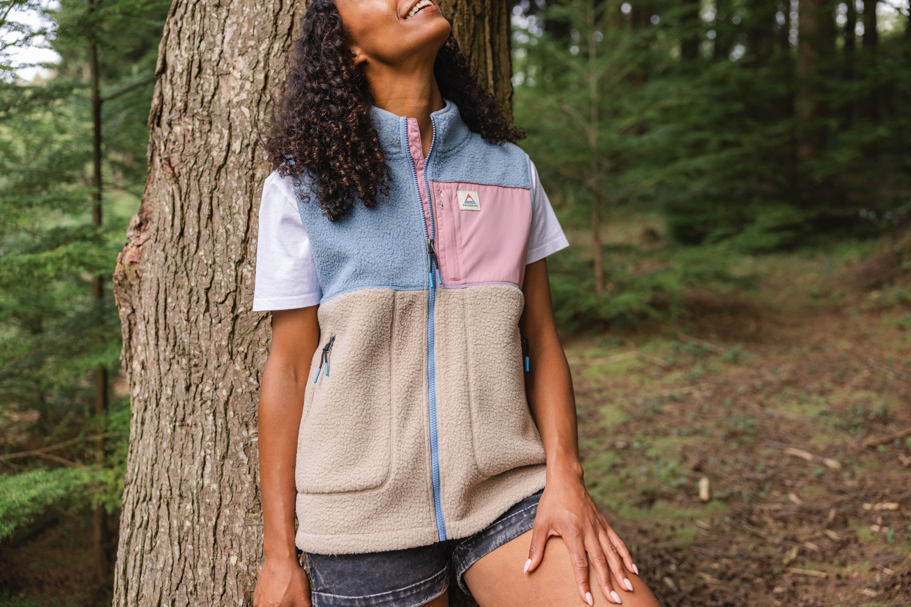 PASSENGER Fairbanks Full Zip Recycled Sherpa Gilet Fleecejacken & Pullover PASSENGER